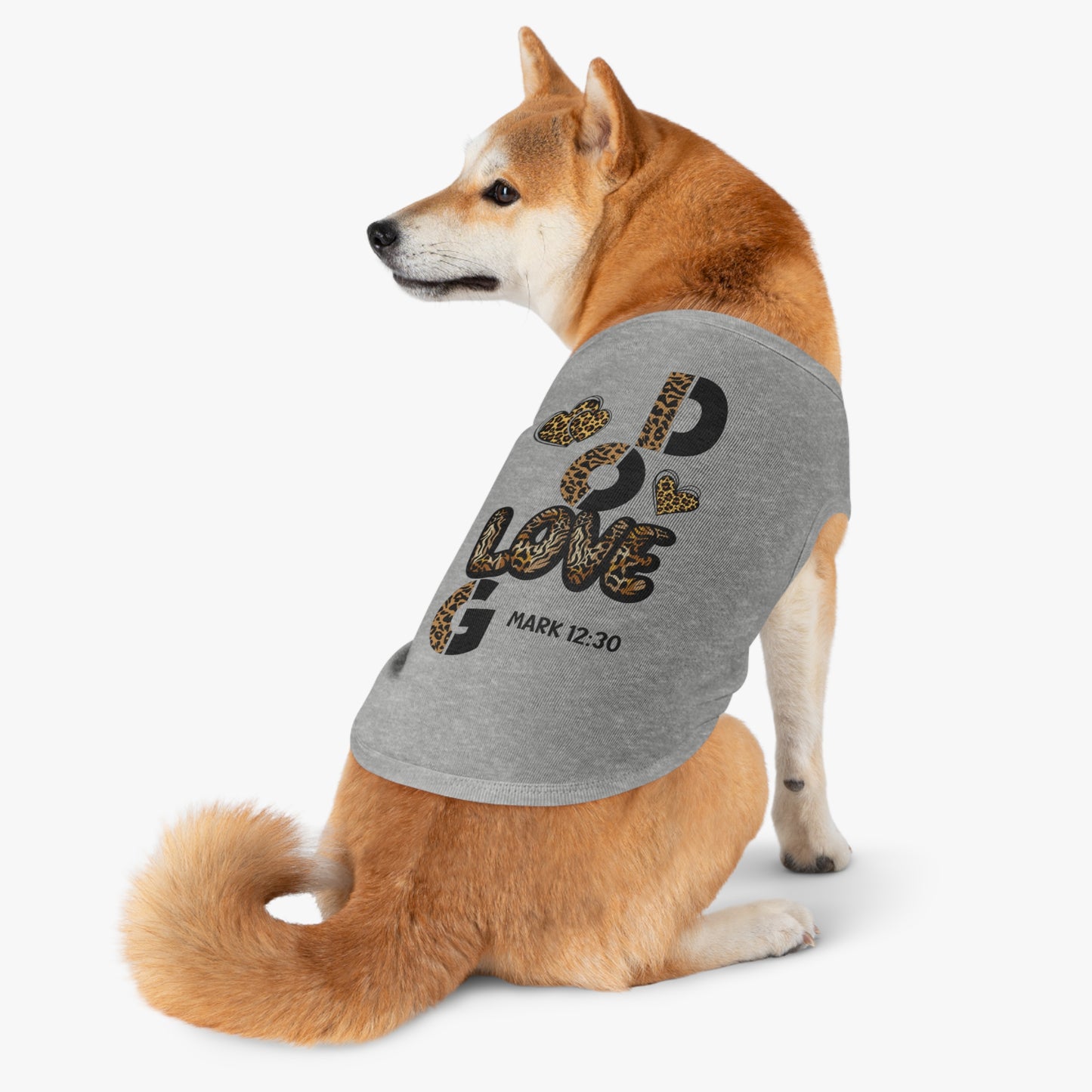 Stylish Pet Tank Top - "Love God" Design for Happy Pets