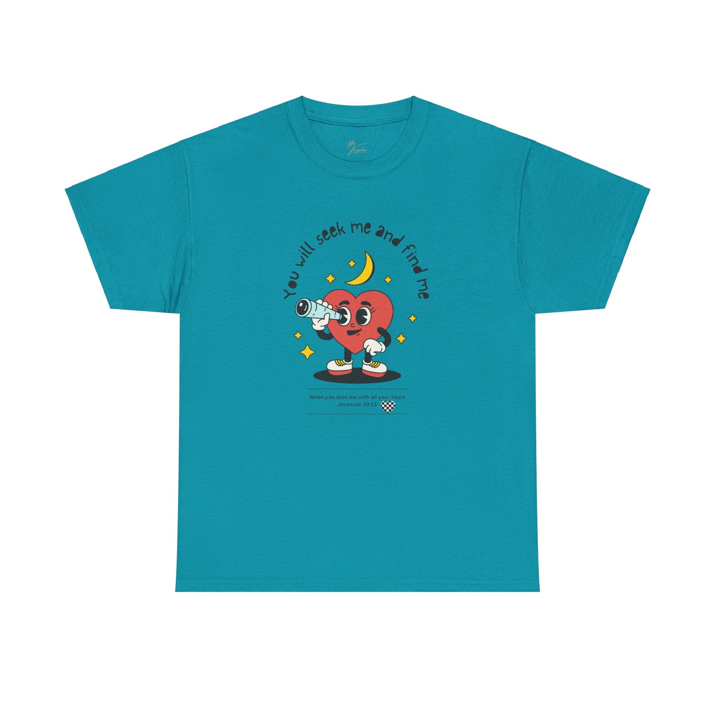 You Will Seek Me Unisex Heavy Cotton Tee - Playful Graphic T-Shirt for All Occasions