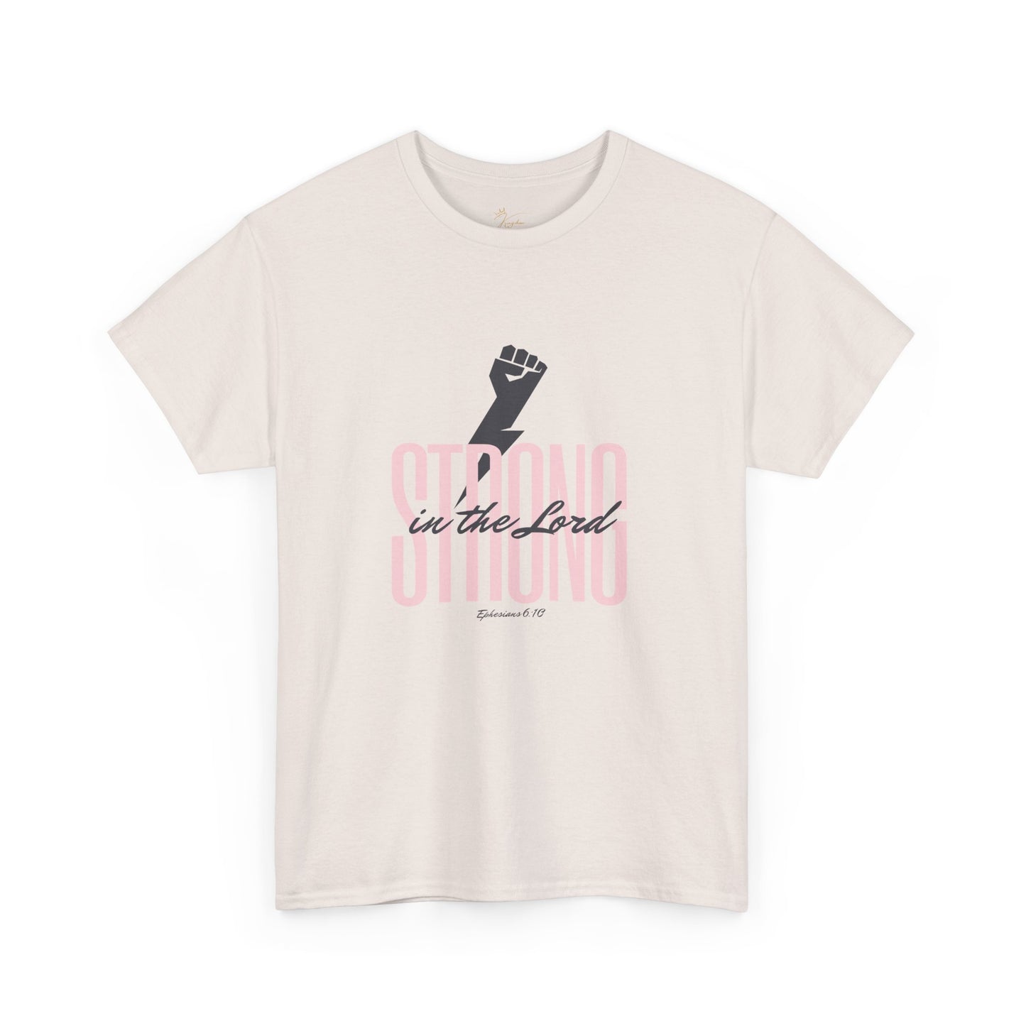 Strong in the Lord Unisex Heavy Cotton Tee - Inspirational Faith T-Shirt