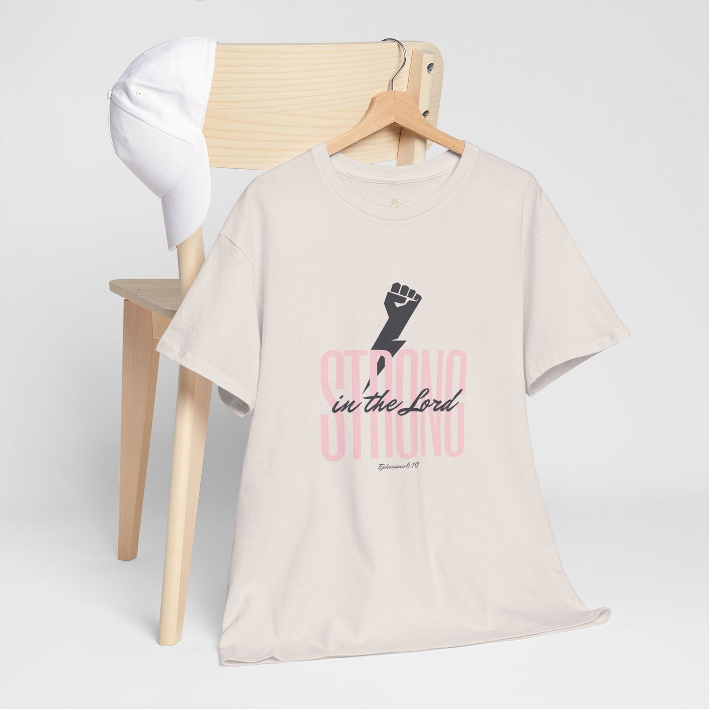 Strong in the Lord Unisex Heavy Cotton Tee - Inspirational Faith T-Shirt
