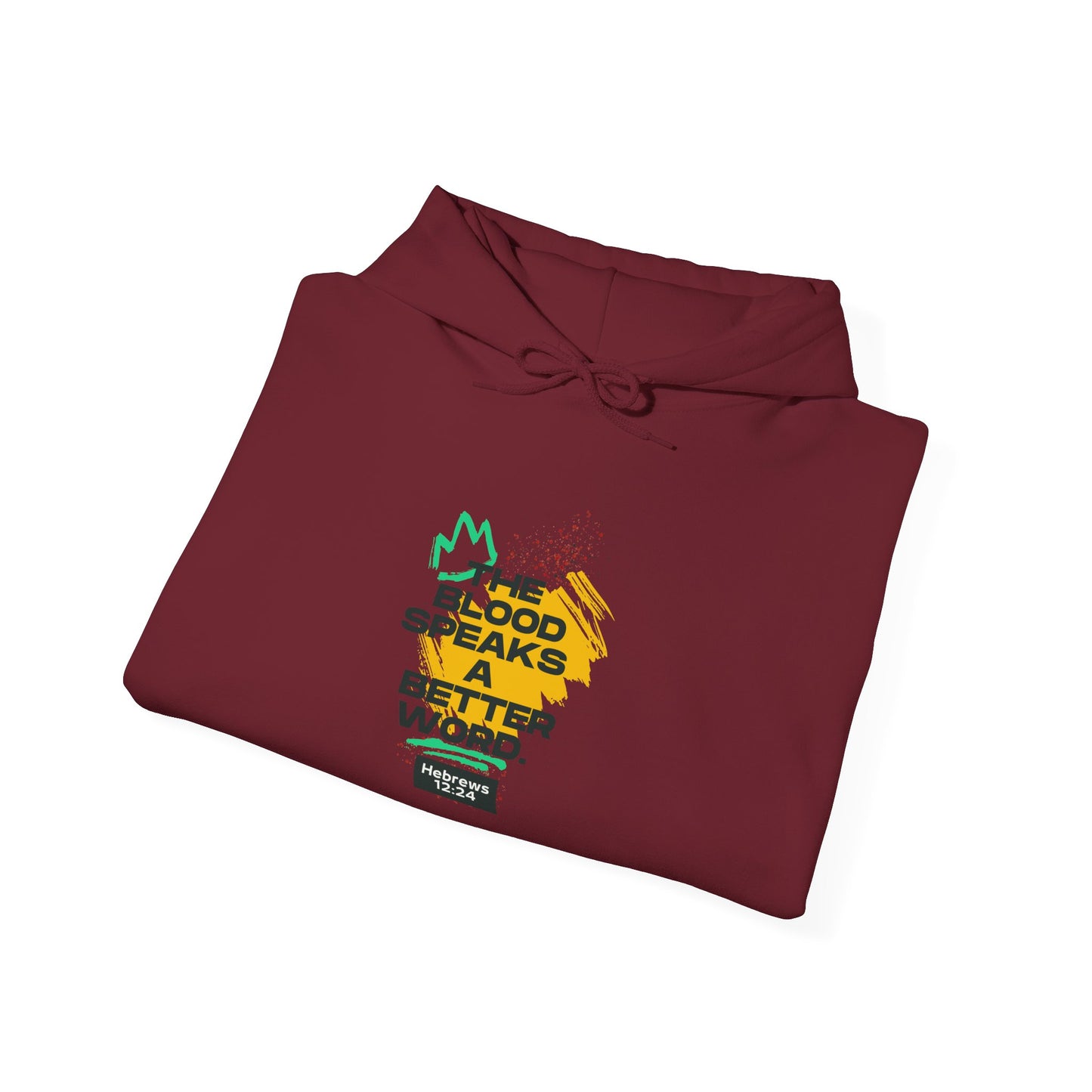 The Blood Speaks a Better Word - Unisex Heavy Blend™ Hooded Sweatshirt