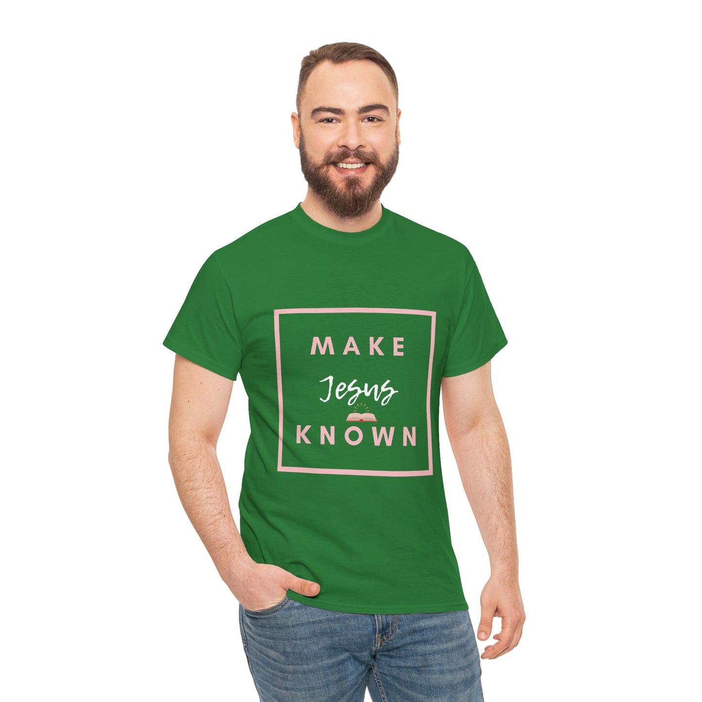 Make Jesus Known Unisex Heavy Cotton Tee - Faith-Inspired Casual T-Shirt