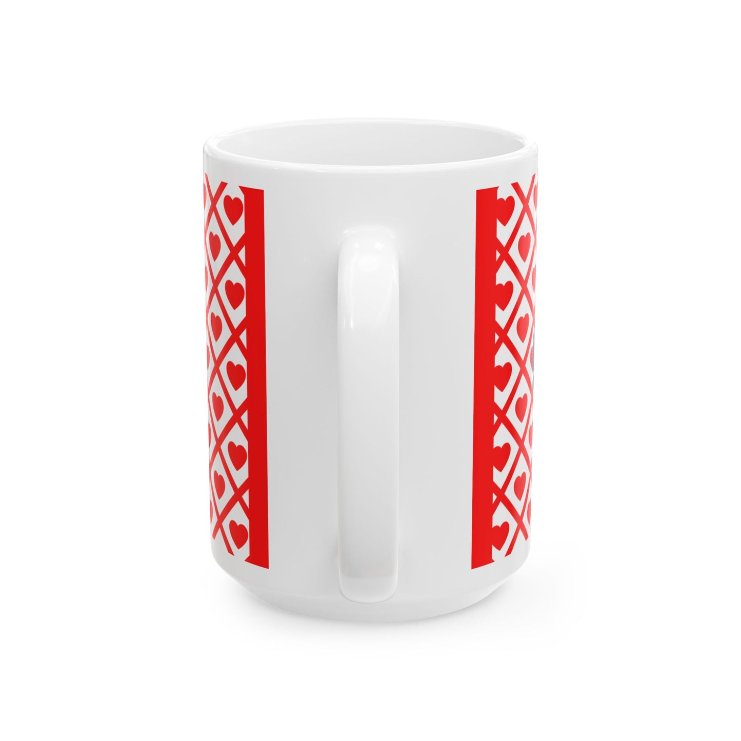God is Love - Ceramic Mug with Heart Design - (11oz, 15oz)