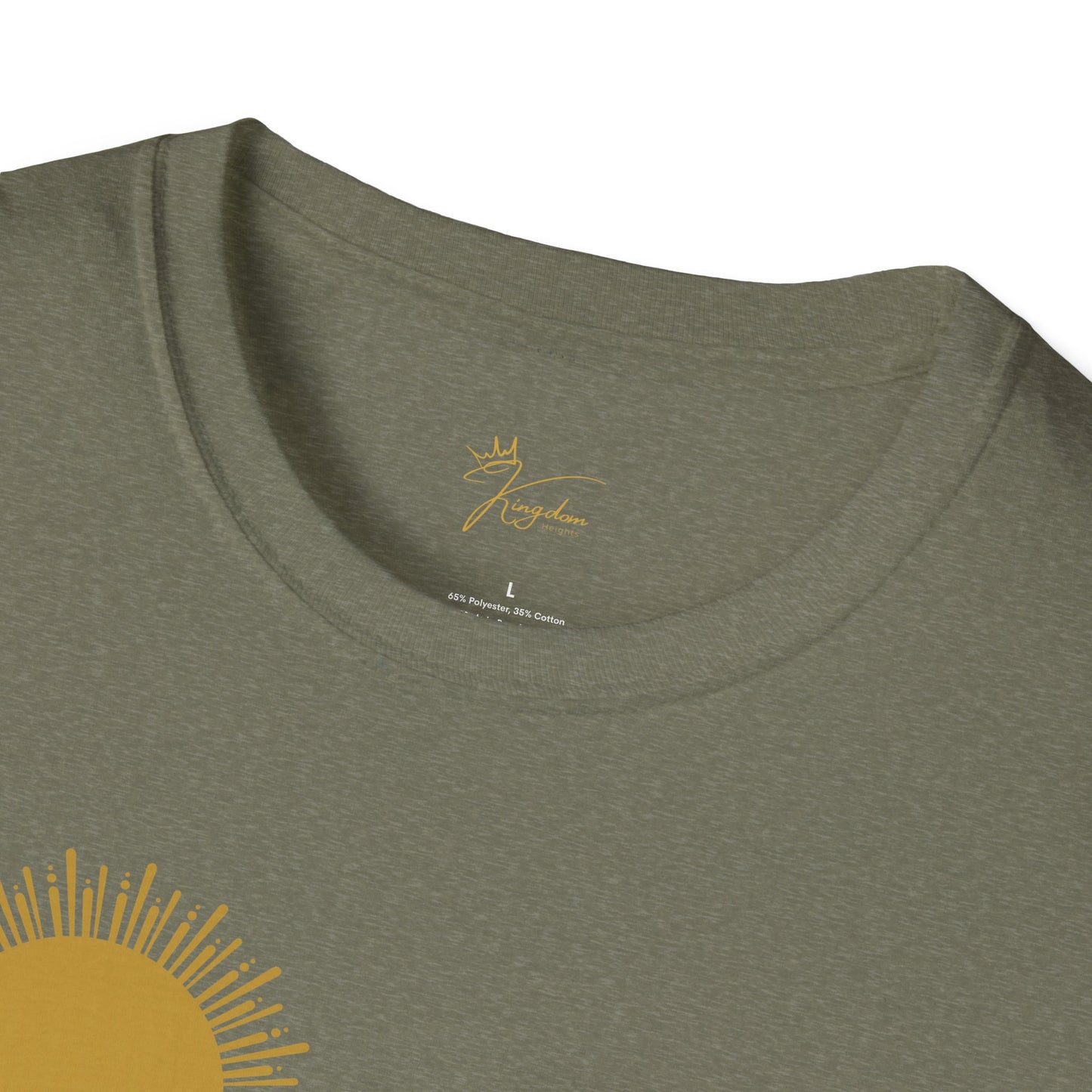 Inspirational Unisex Softstyle T-Shirt - 'He Is Not Here, For He Is Risen'