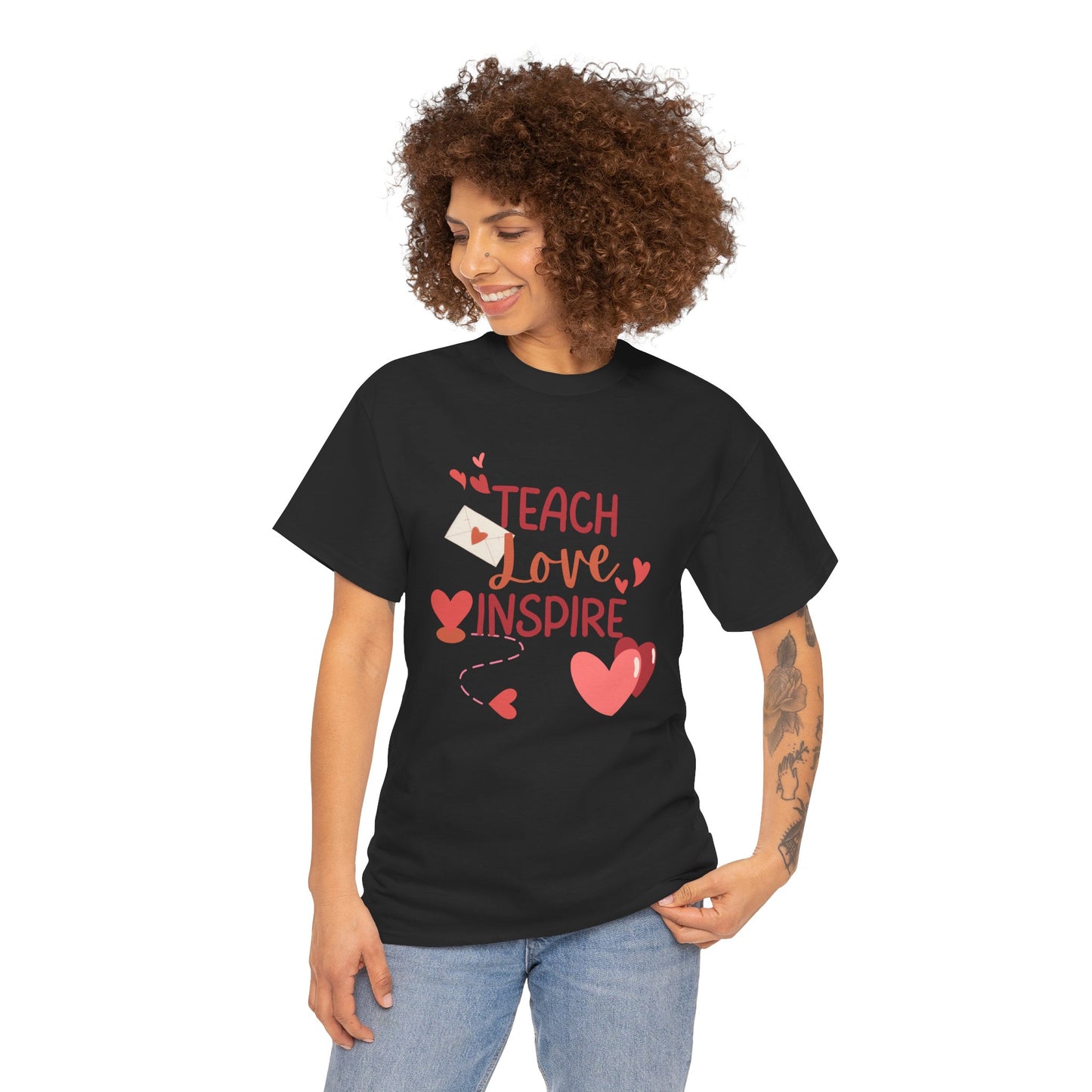 Teach Love Inspire Unisex Heavy Cotton Tee – Inspired by Ephesians 4:11-12