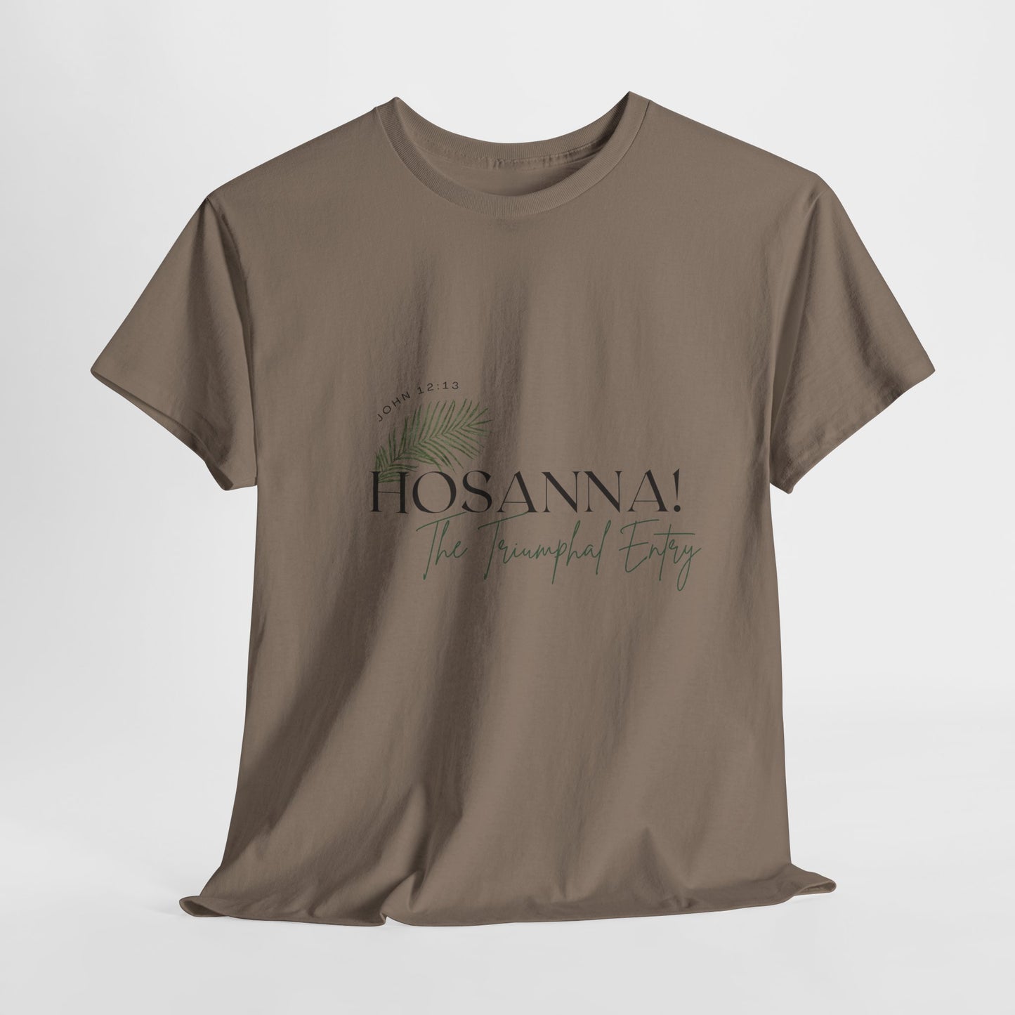 Unisex Heavy Cotton Tee - "HOSANNA! The Triumphal Entry" - Perfect for Easter Celebrations