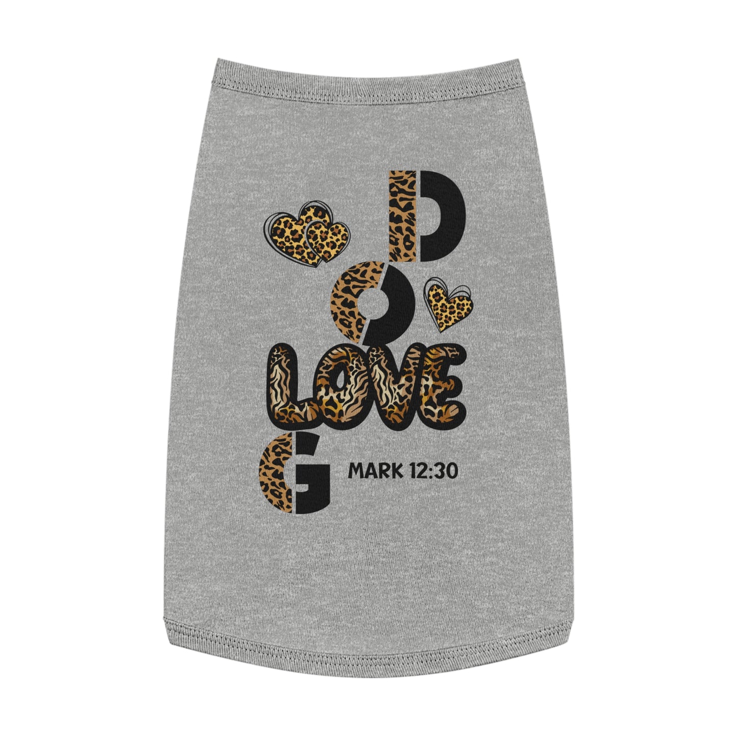 Stylish Pet Tank Top - "Love God" Design for Happy Pets