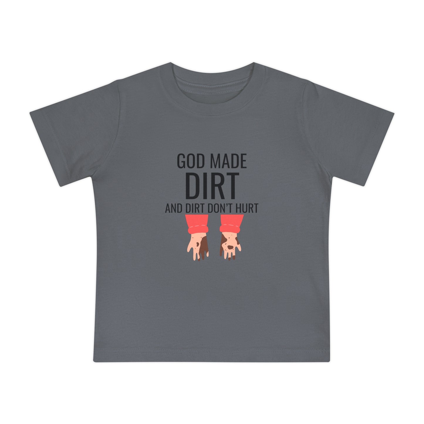 Infant Graphic T-Shirt - God Made Dirt Design for Little Explorers