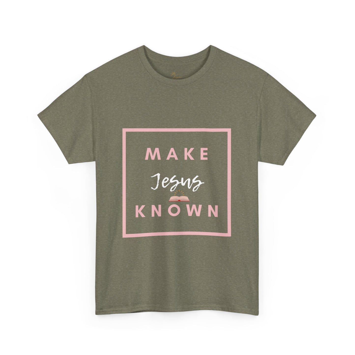 Make Jesus Known Unisex Heavy Cotton Tee - Faith-Inspired Casual T-Shirt