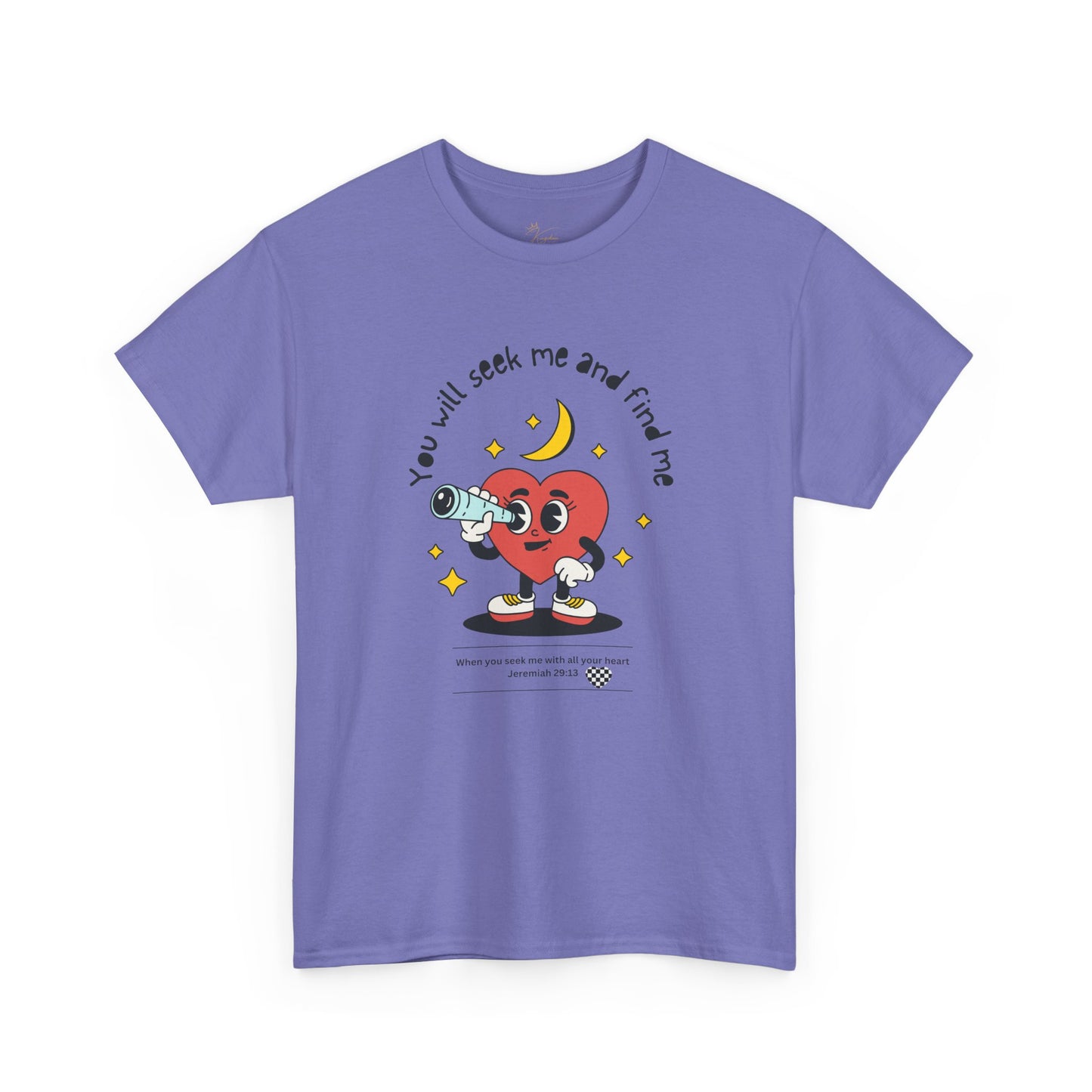 You Will Seek Me Unisex Heavy Cotton Tee - Playful Graphic T-Shirt for All Occasions