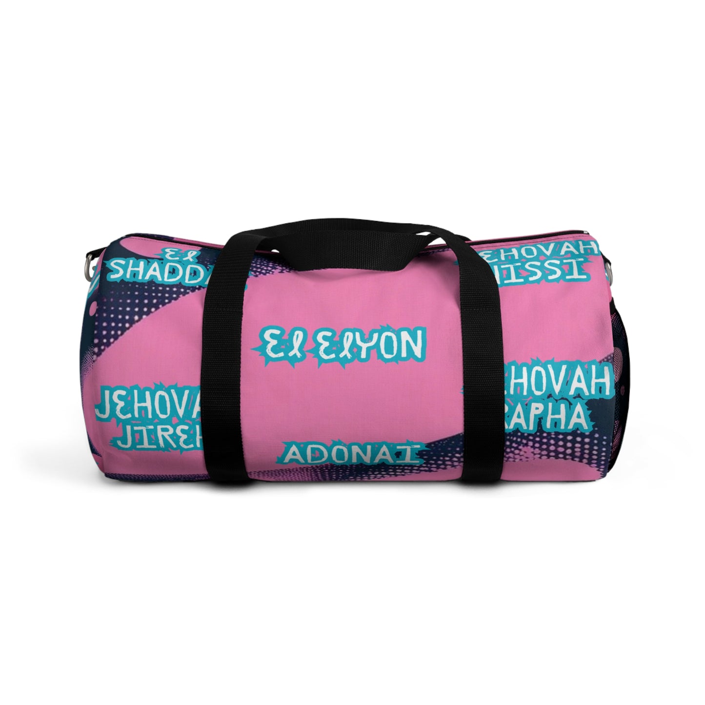 Inspirational Duffel Bag with Names of God - Perfect for Gym & Travel