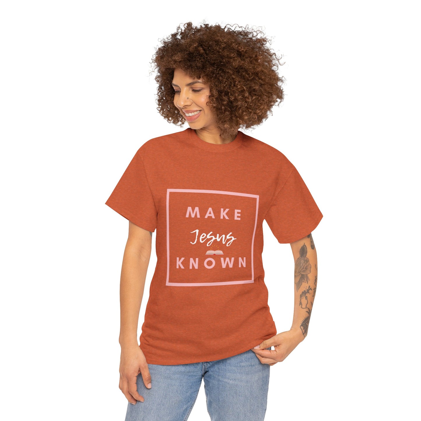 Make Jesus Known Unisex Heavy Cotton Tee - Faith-Inspired Casual T-Shirt