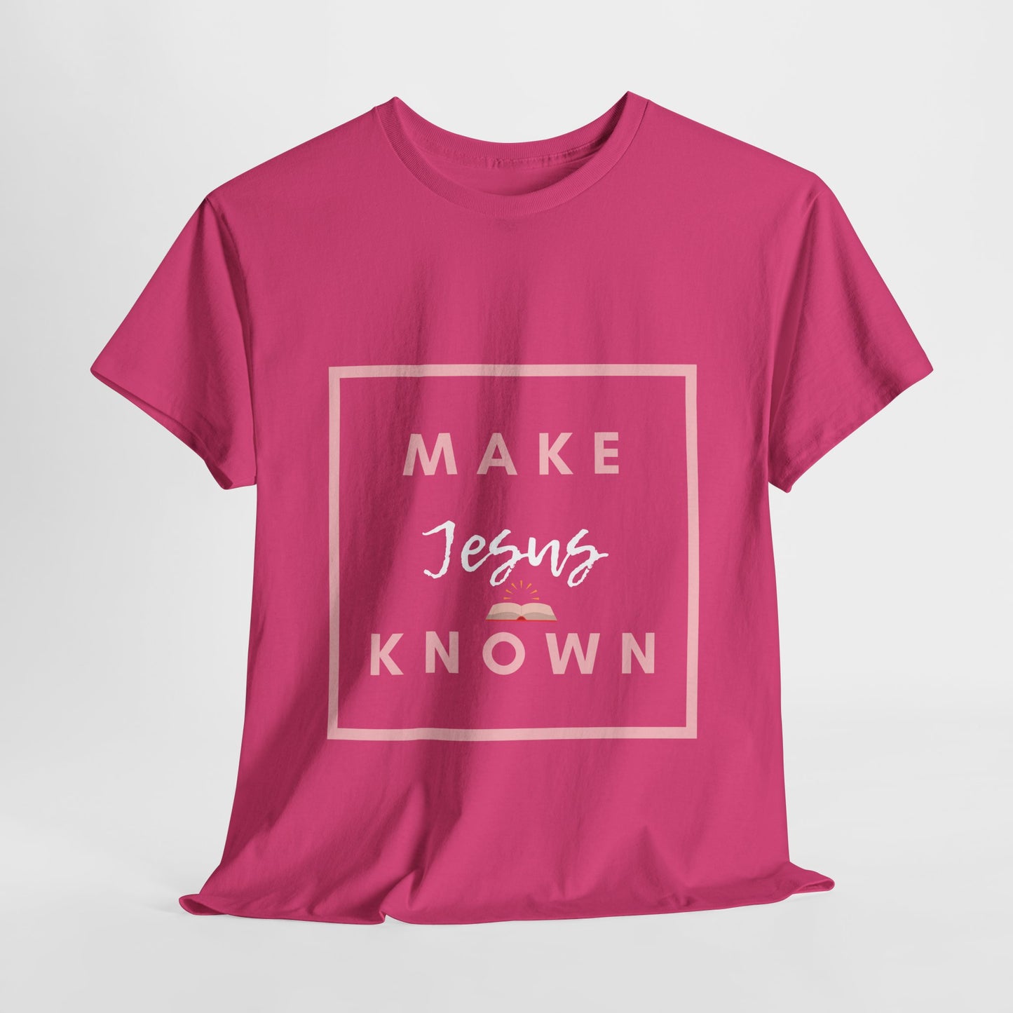 Make Jesus Known Unisex Heavy Cotton Tee - Faith-Inspired Casual T-Shirt