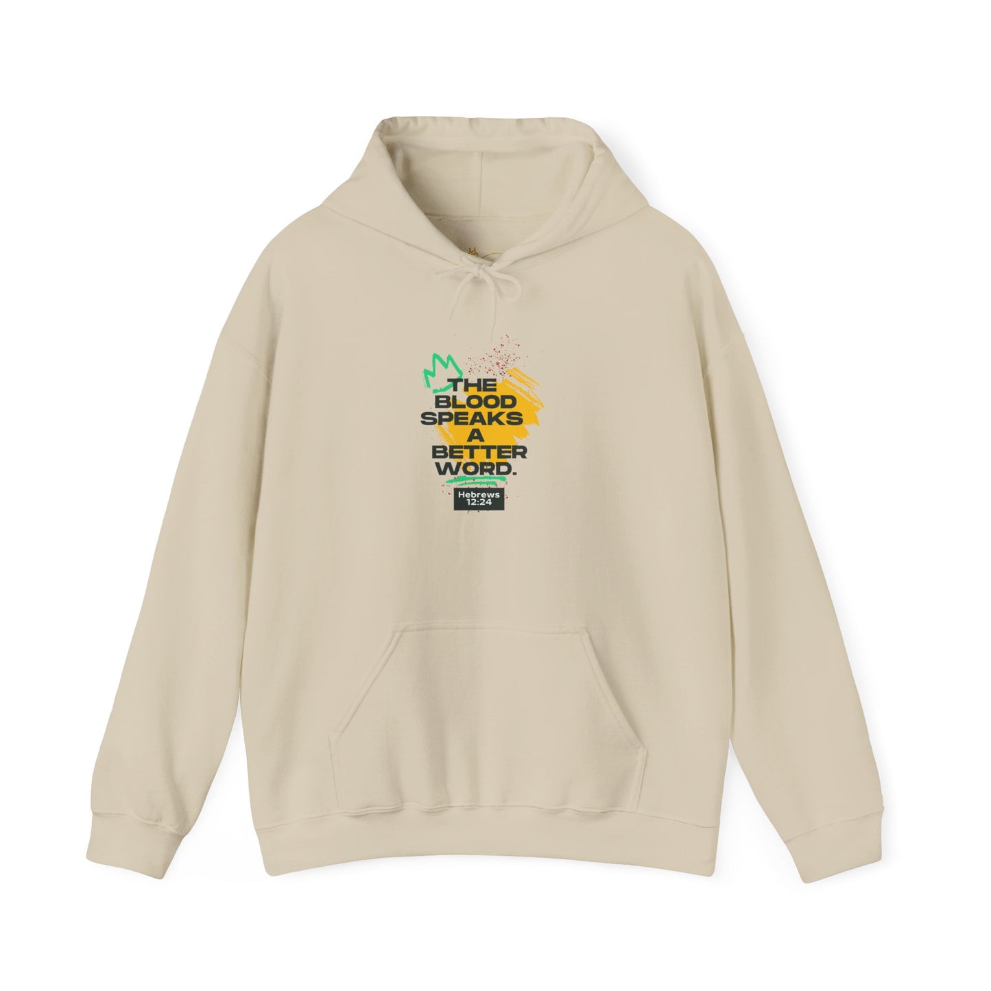 The Blood Speaks a Better Word - Unisex Heavy Blend™ Hooded Sweatshirt
