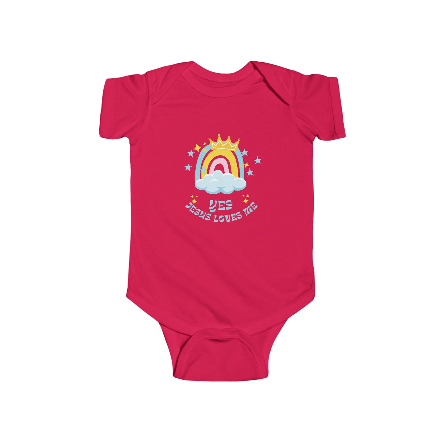 Yes, Jesus Loves Me-Infant Fine Jersey Bodysuit