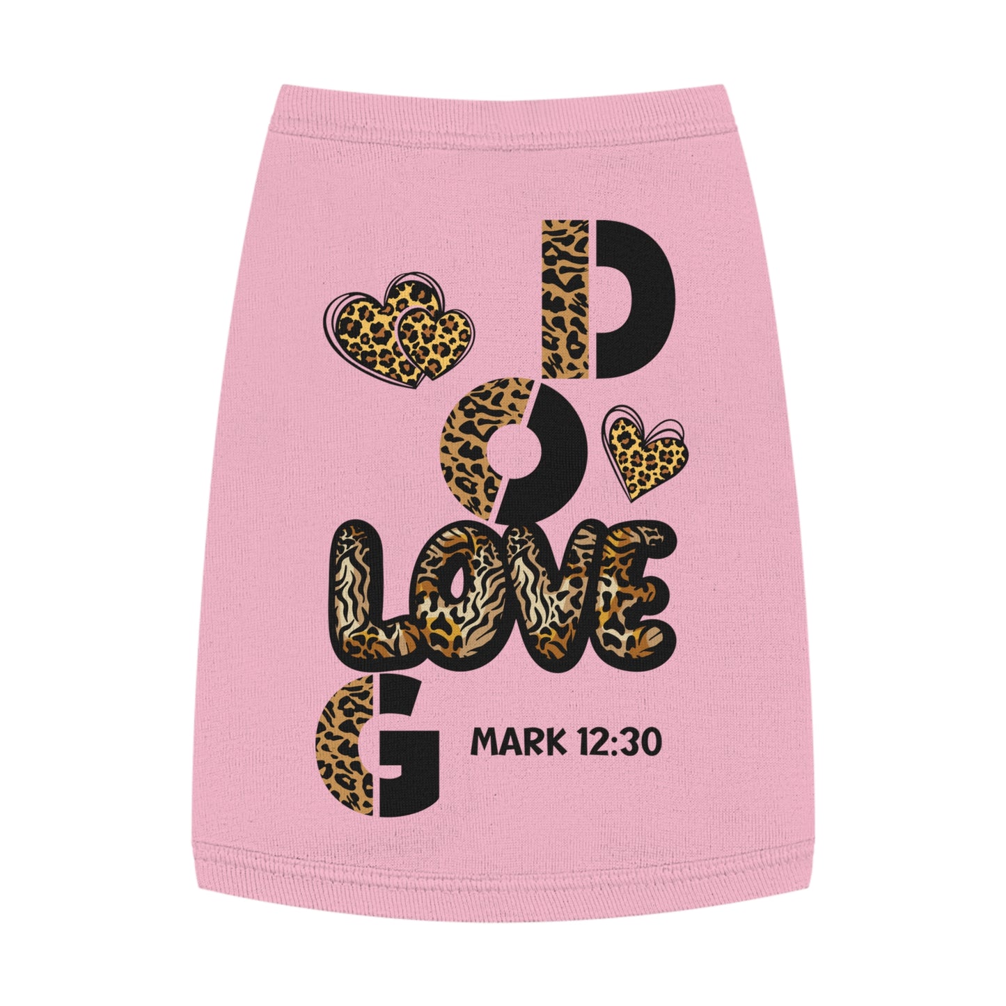 Stylish Pet Tank Top - "Love God" Design for Happy Pets