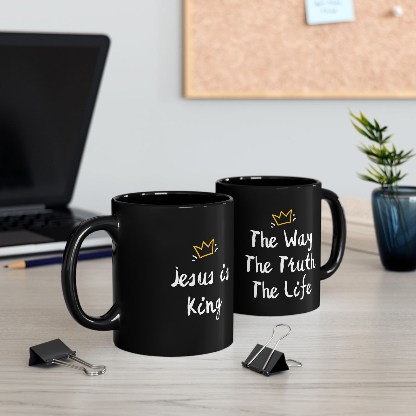 The Way, The Truth, The Life-Black Mug (11oz, 15oz)