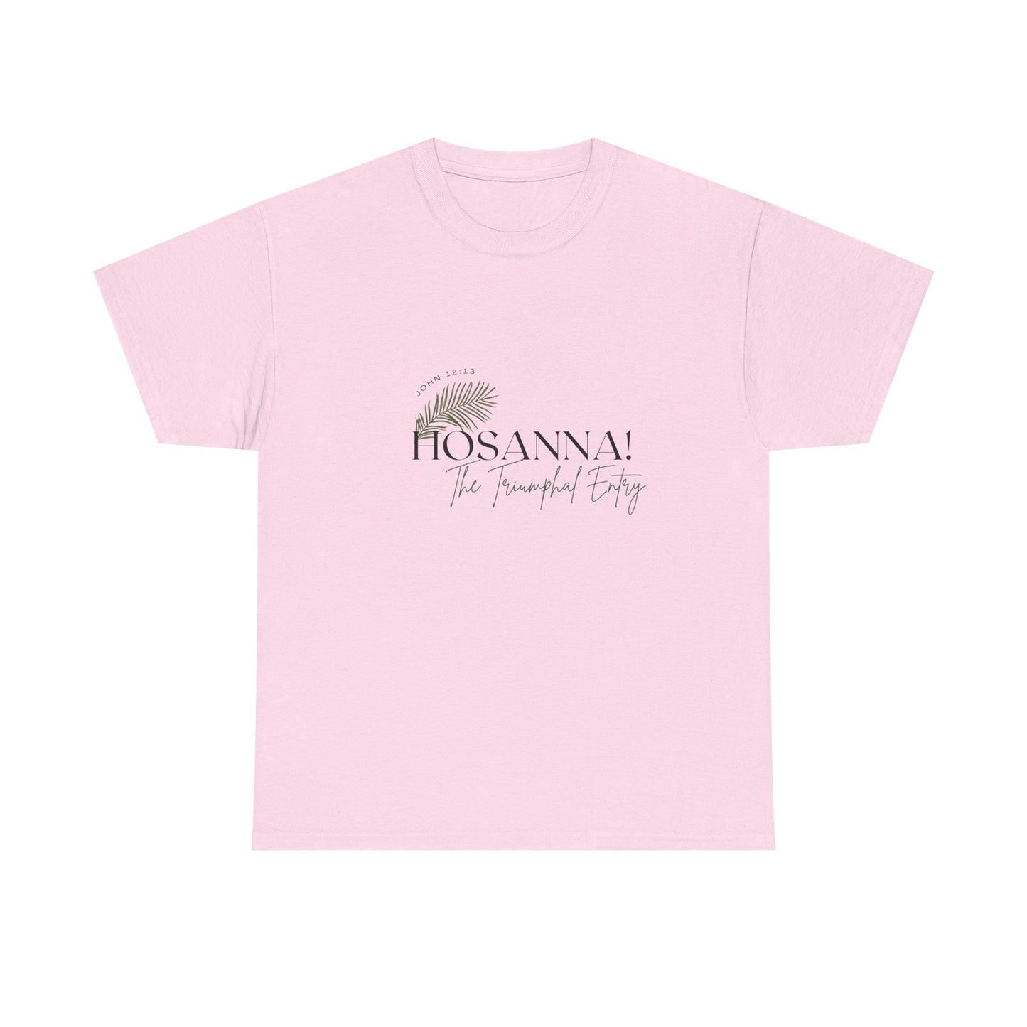 Unisex Heavy Cotton Tee - "HOSANNA! The Triumphal Entry" - Perfect for Easter Celebrations