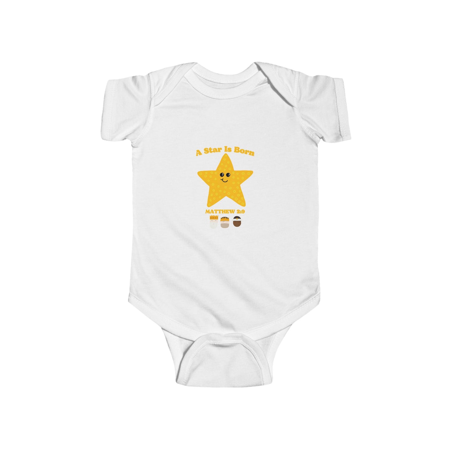 Star of Bethlehem Onesie- Infant Fine Jersey Bodysuit