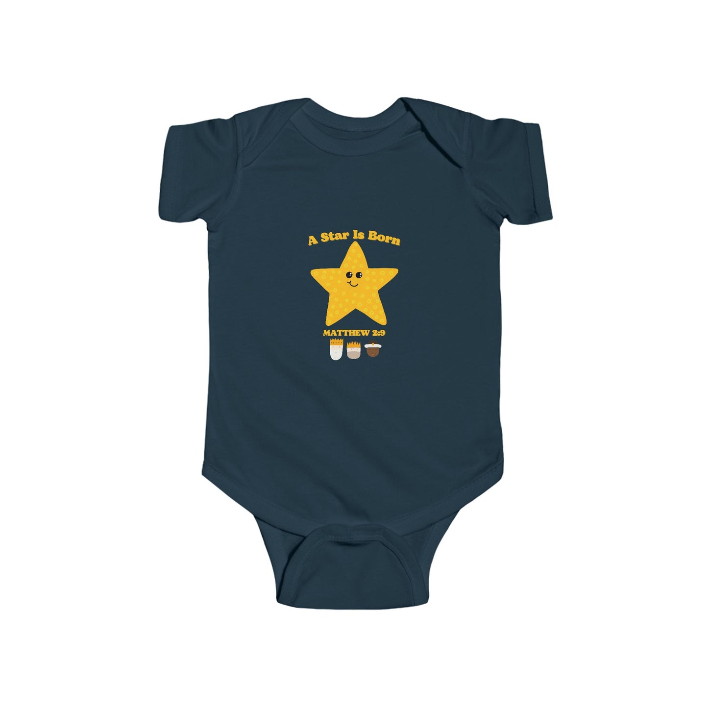 Star of Bethlehem Onesie- Infant Fine Jersey Bodysuit
