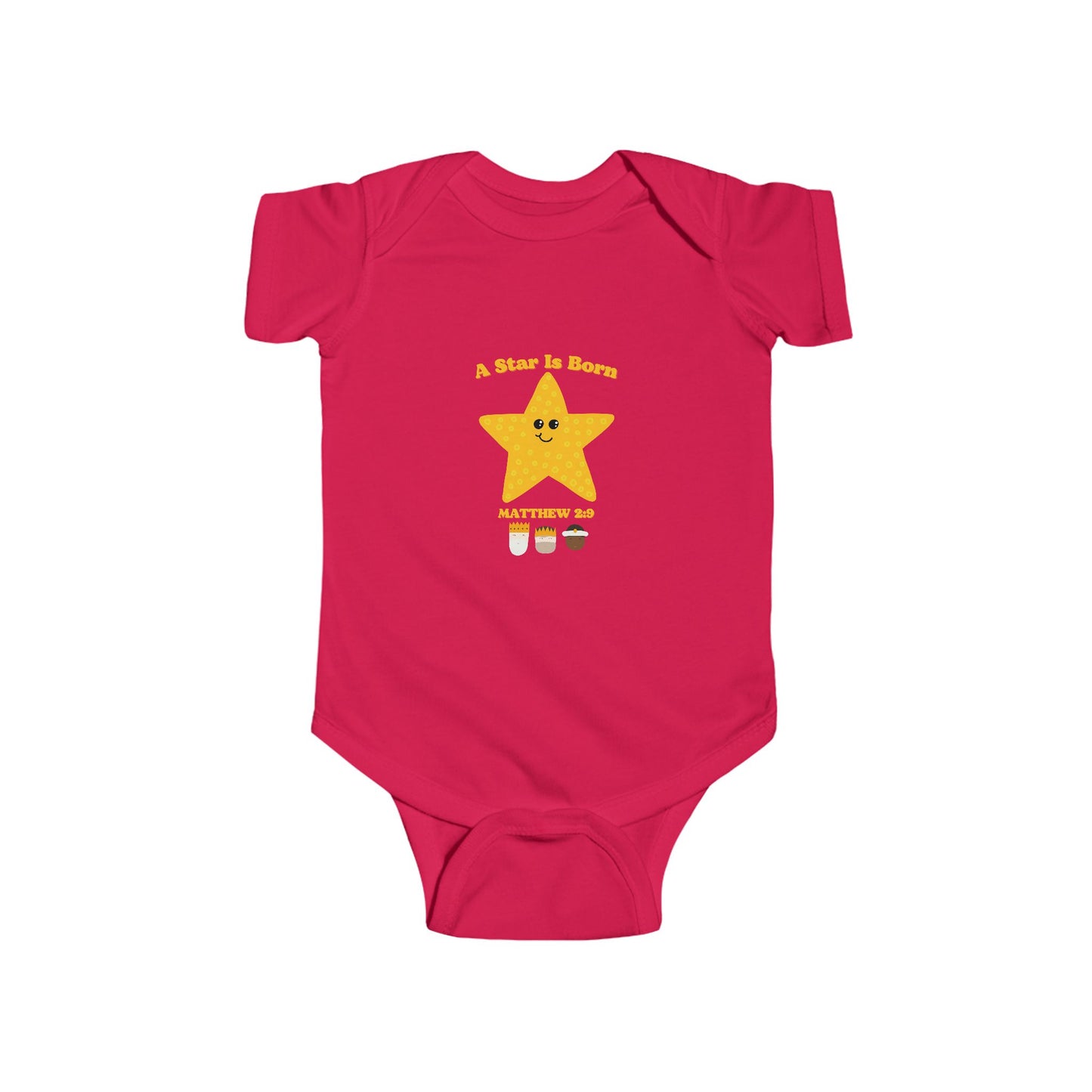 Star of Bethlehem Onesie- Infant Fine Jersey Bodysuit