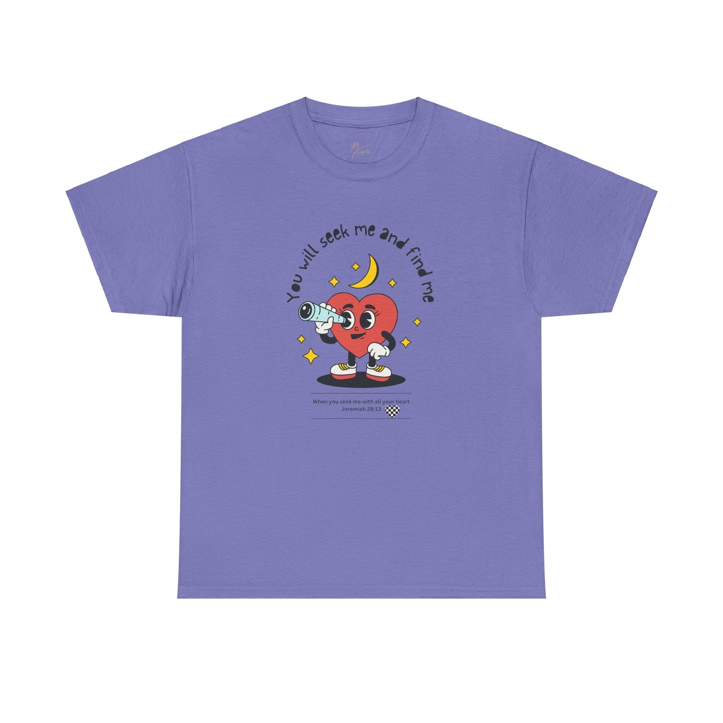 You Will Seek Me Unisex Heavy Cotton Tee - Playful Graphic T-Shirt for All Occasions