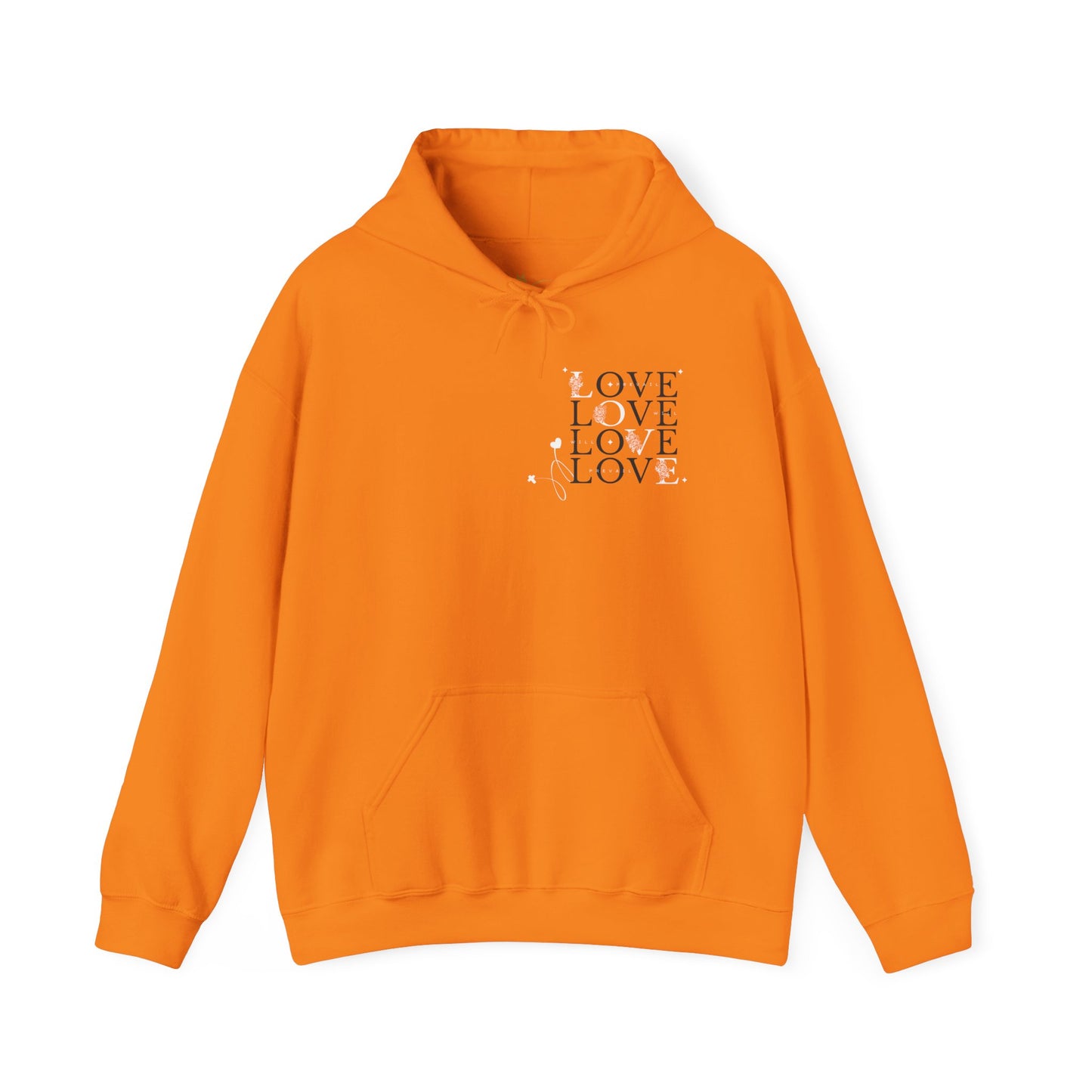 Love Will Prevail Hoodie - Unisex Love Graphic Hoodie