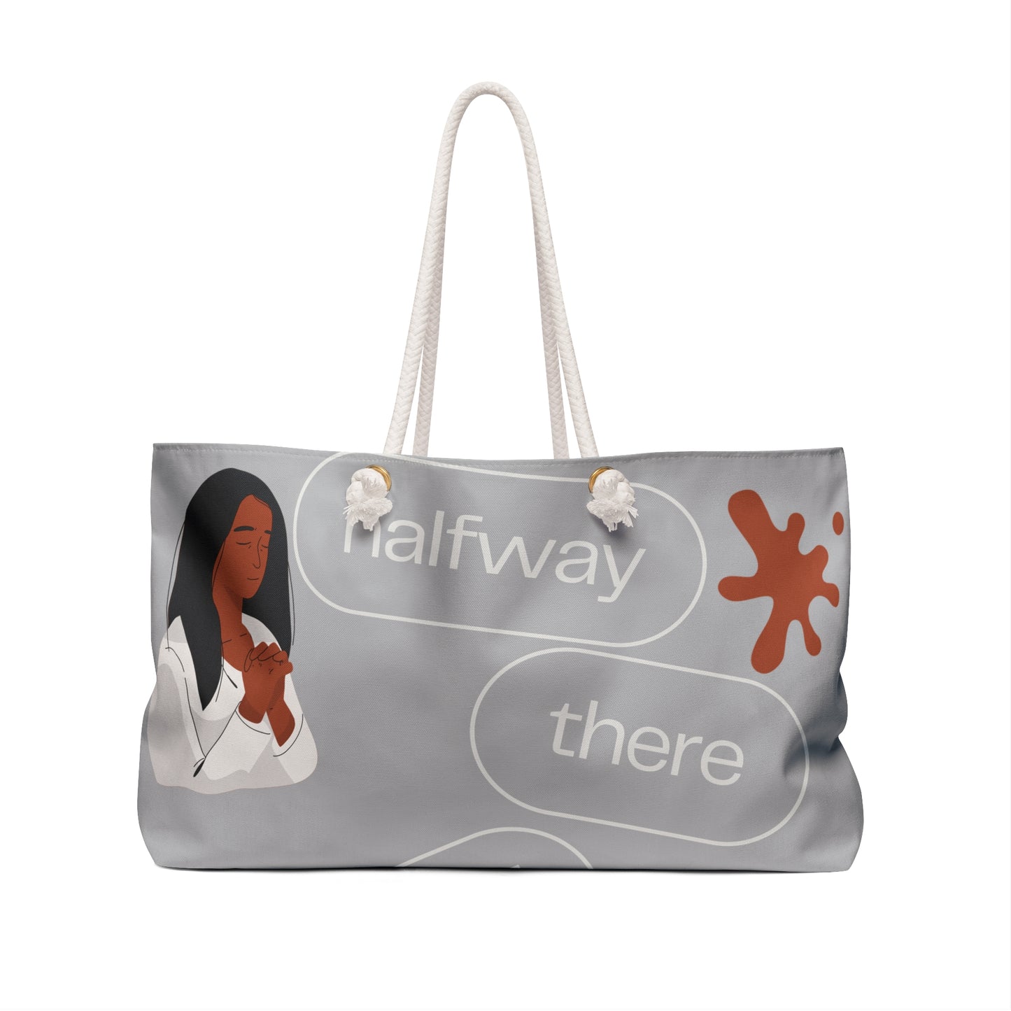 Inspirational Weekender Bag - "Believe God Will" Travel Tote for Faith and Motivation