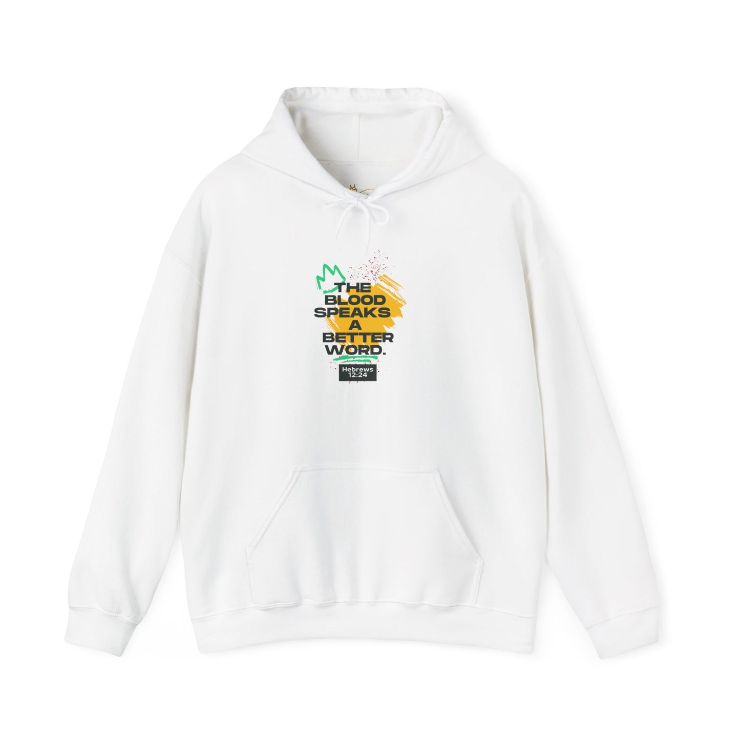 The Blood Speaks a Better Word - Unisex Heavy Blend™ Hooded Sweatshirt