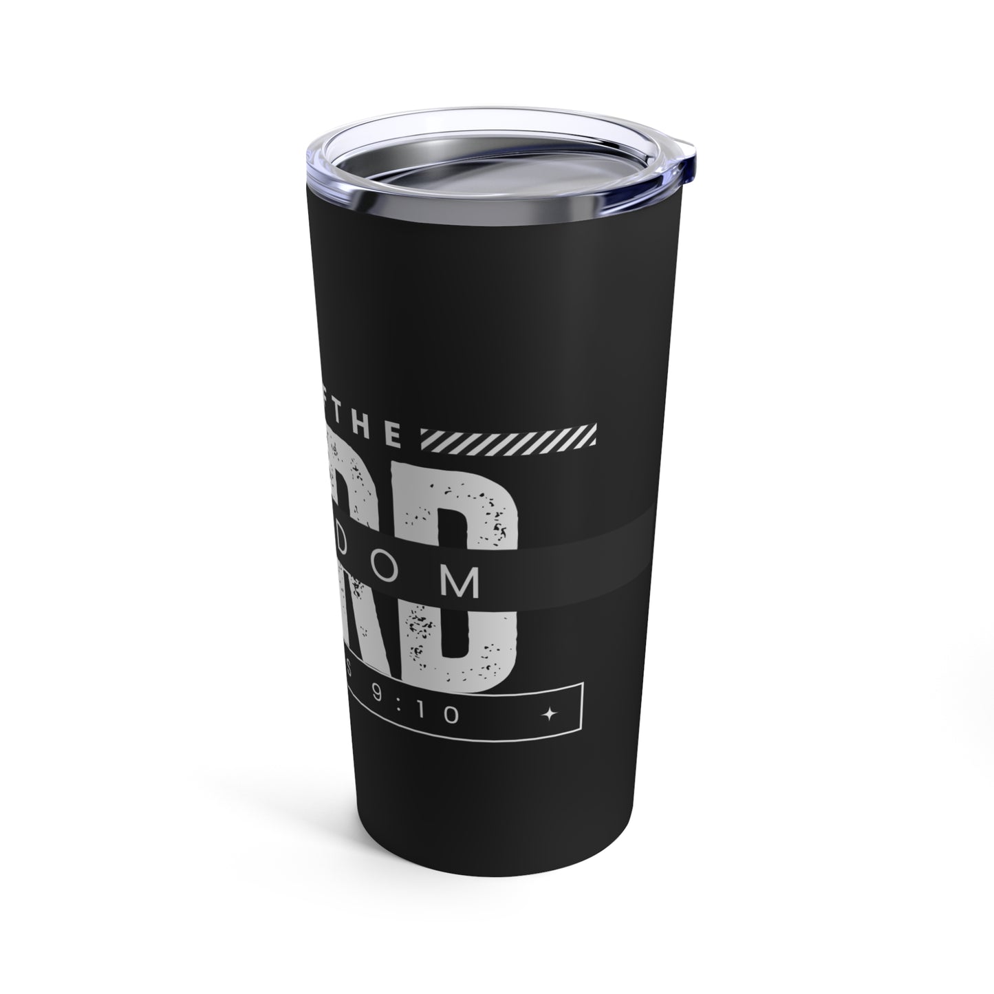 Inspirational 20oz Tumbler - 'Fear of the Lord is the Beginning of Wisdom' Quote - Perfect for Daily Motivation and Gifts