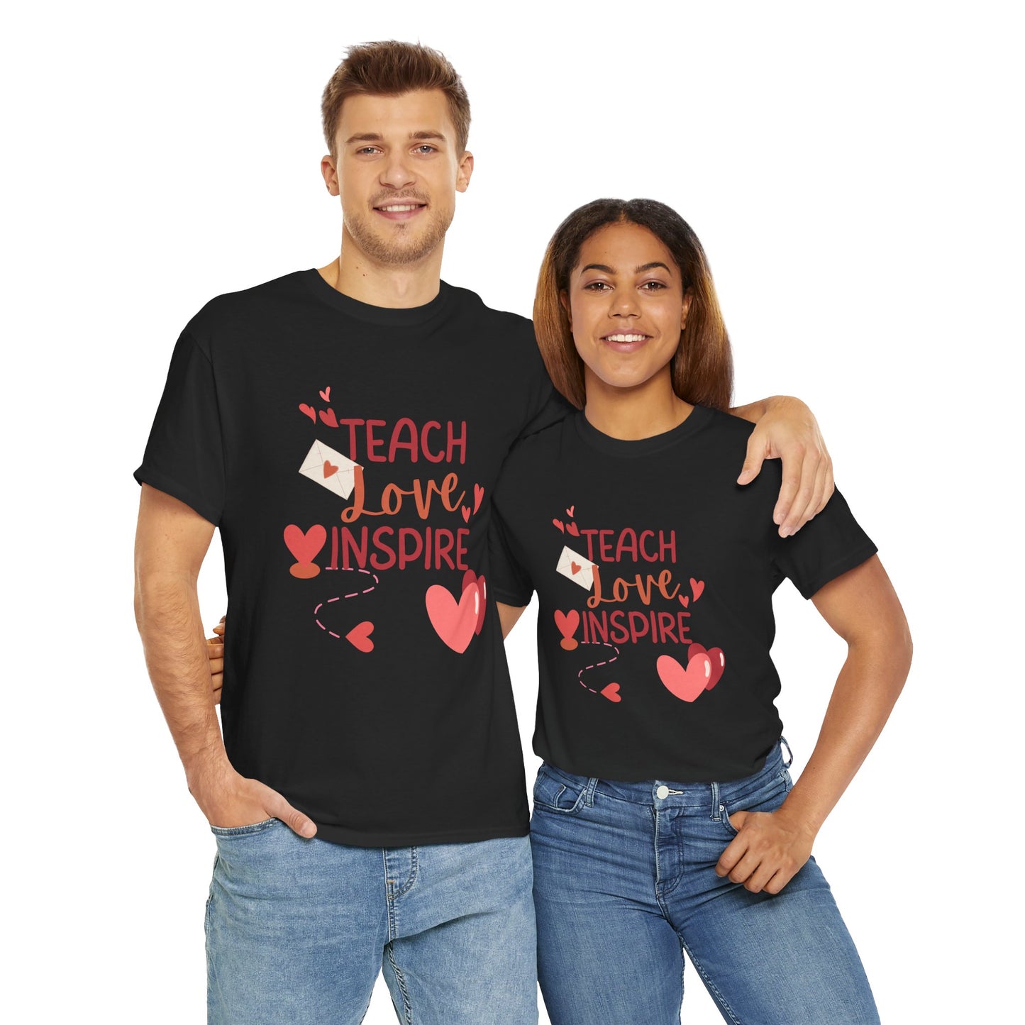 Teach Love Inspire Unisex Heavy Cotton Tee – Inspired by Ephesians 4:11-12