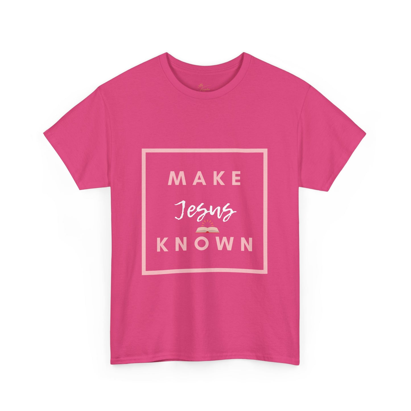 Make Jesus Known Unisex Heavy Cotton Tee - Faith-Inspired Casual T-Shirt