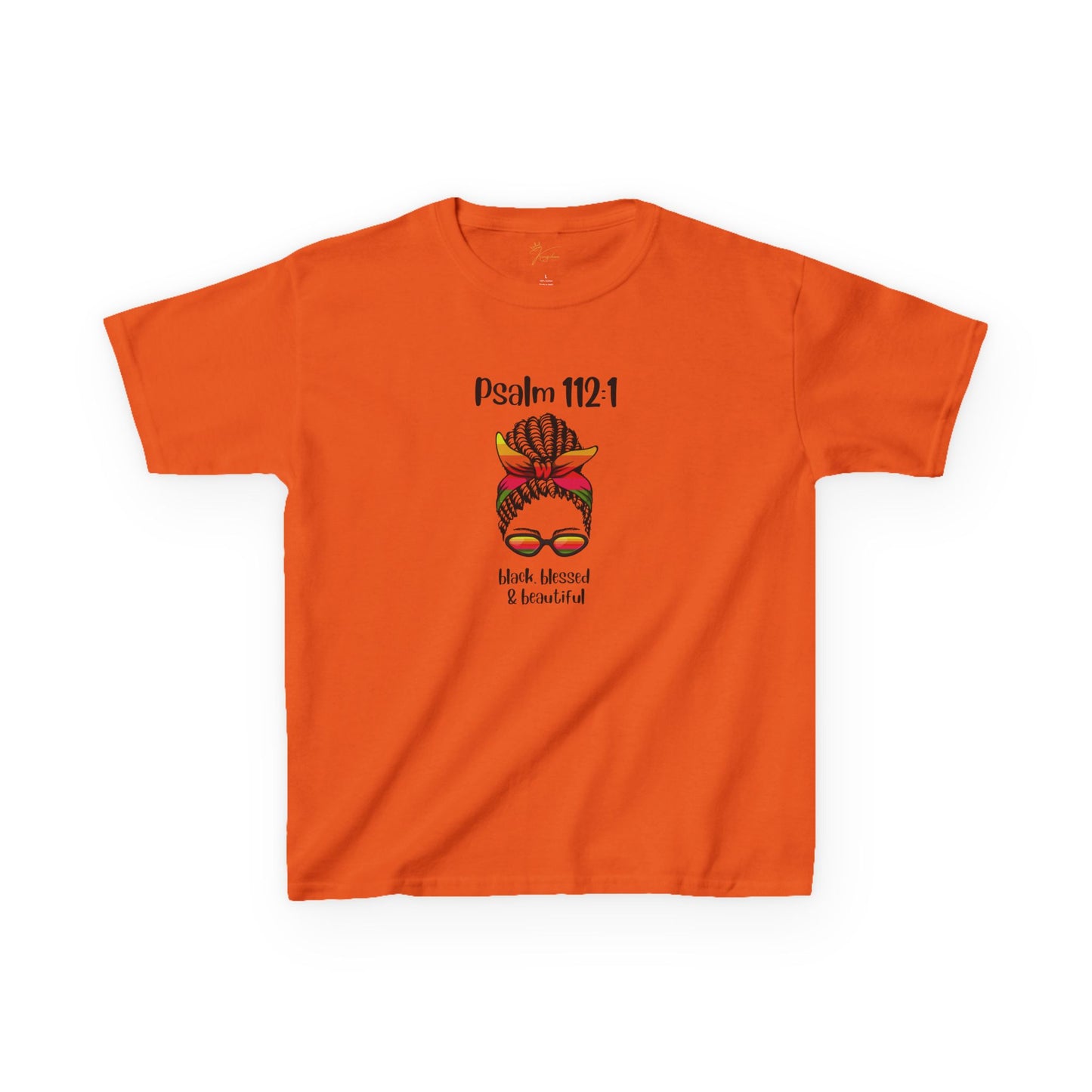 Kids Inspirational Tee - Psalm 112:1 - Blessed & Beautiful