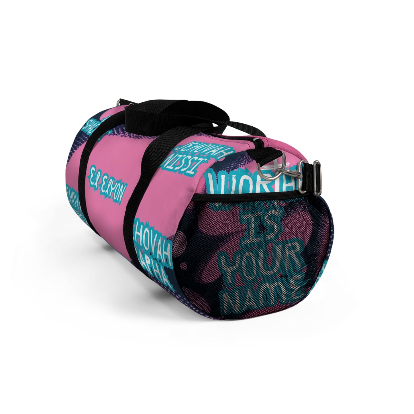 Inspirational Duffel Bag with Names of God - Perfect for Gym & Travel