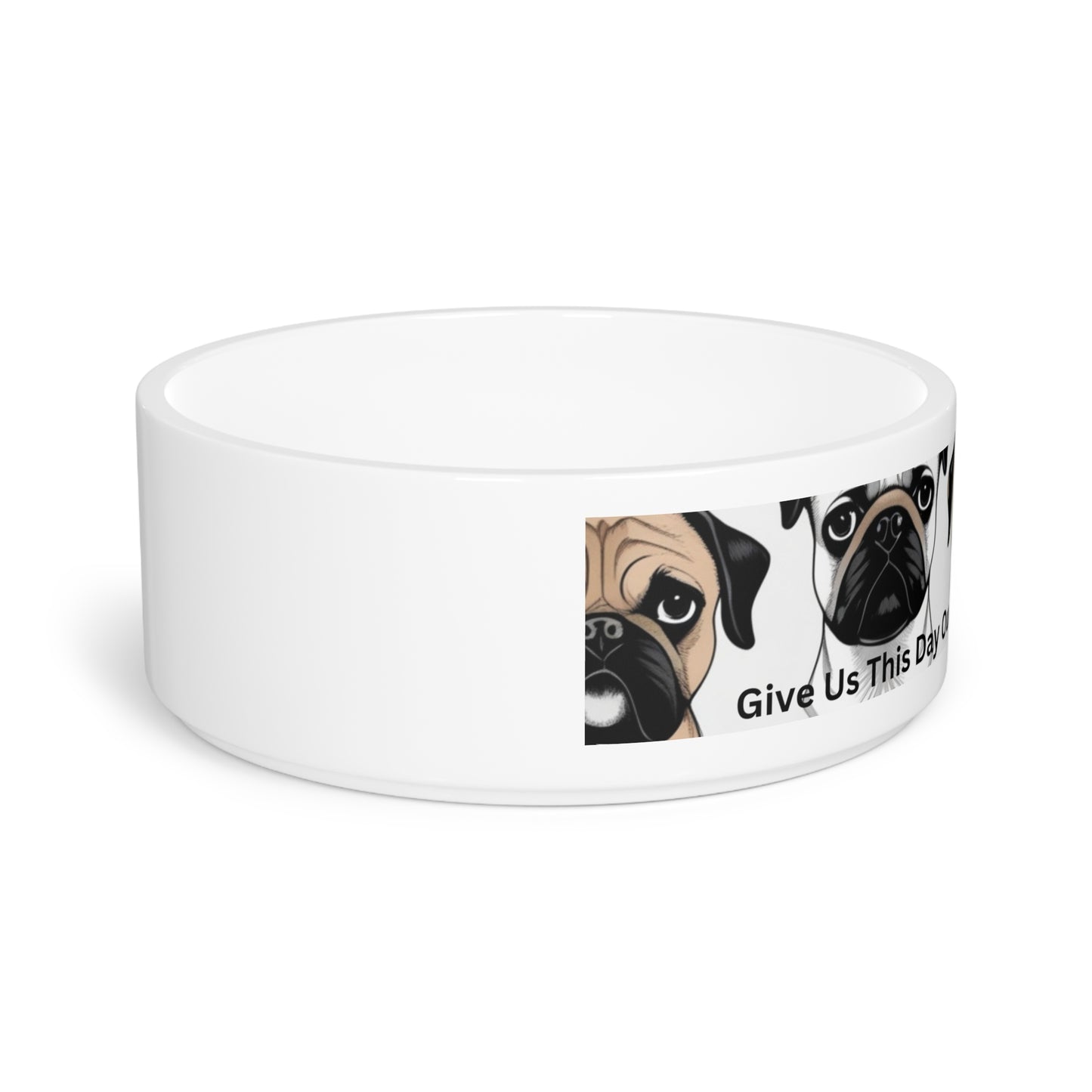 Pet Bowl-Give Us This Day Our Daily Kibble" – Matthew 6:11 – Perfect for Dog Lovers