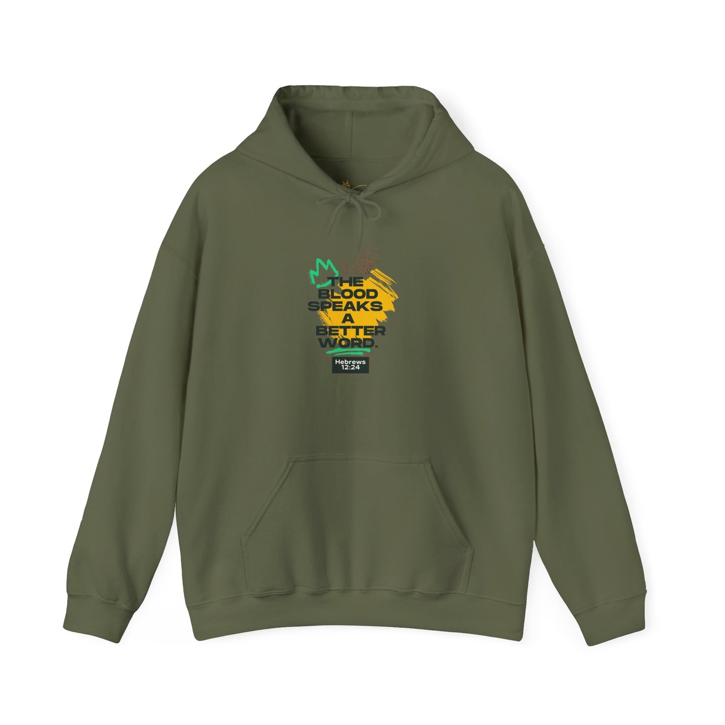 The Blood Speaks a Better Word - Unisex Heavy Blend™ Hooded Sweatshirt