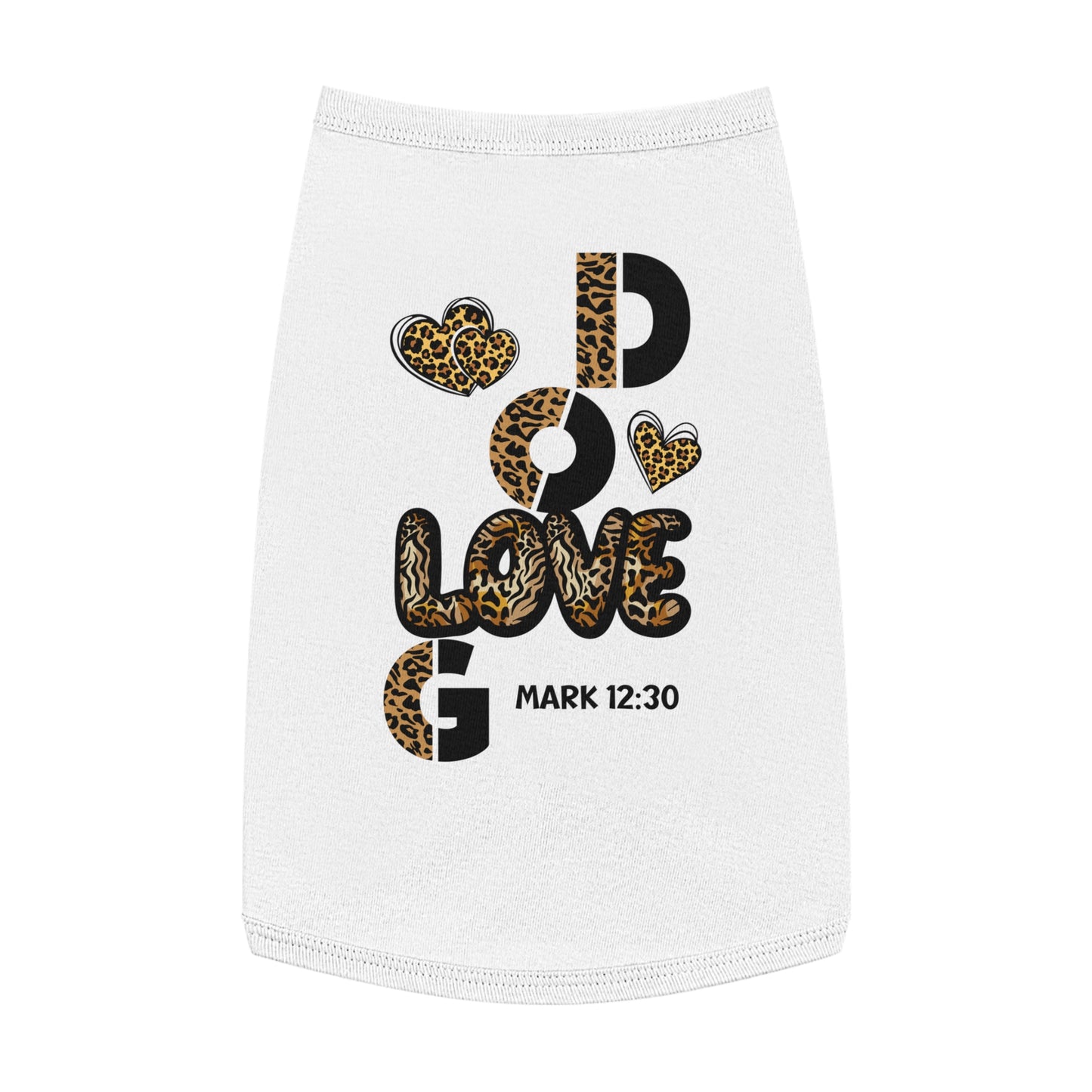 Stylish Pet Tank Top - "Love God" Design for Happy Pets