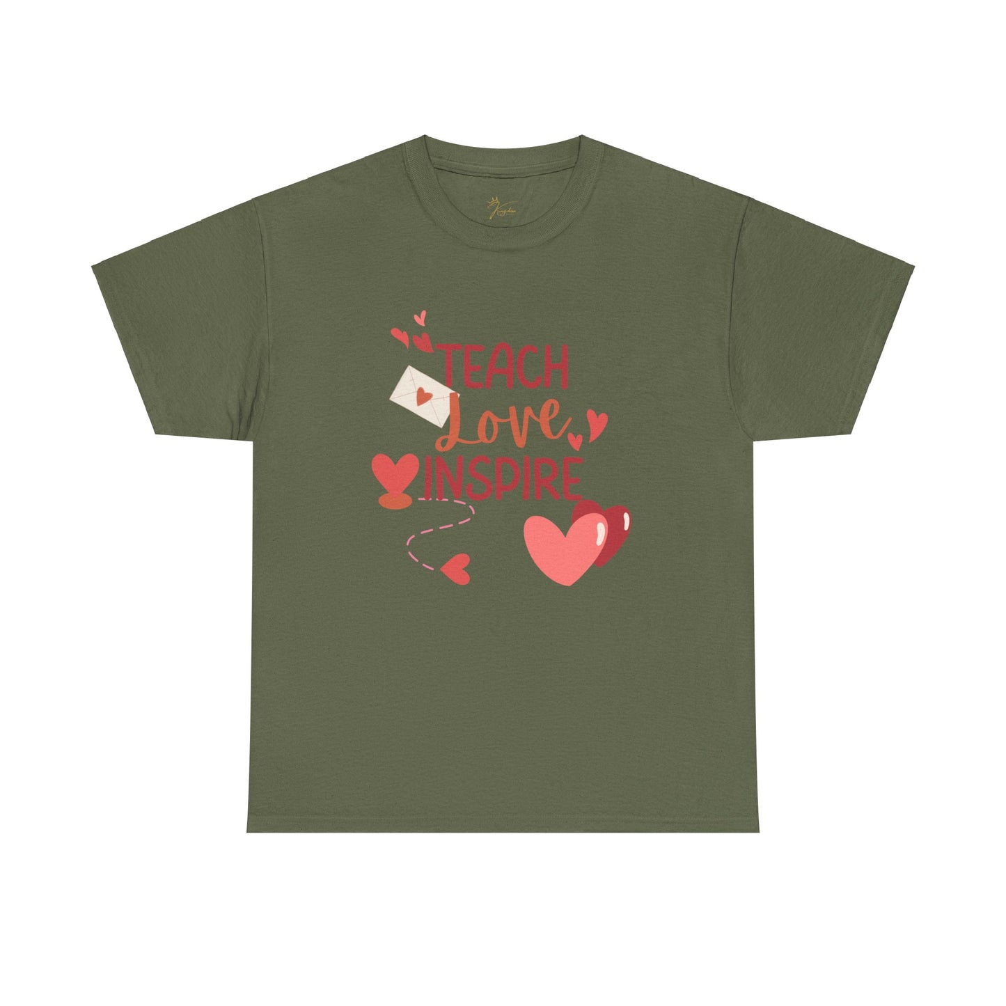 Teach Love Inspire Unisex Heavy Cotton Tee – Inspired by Ephesians 4:11-12