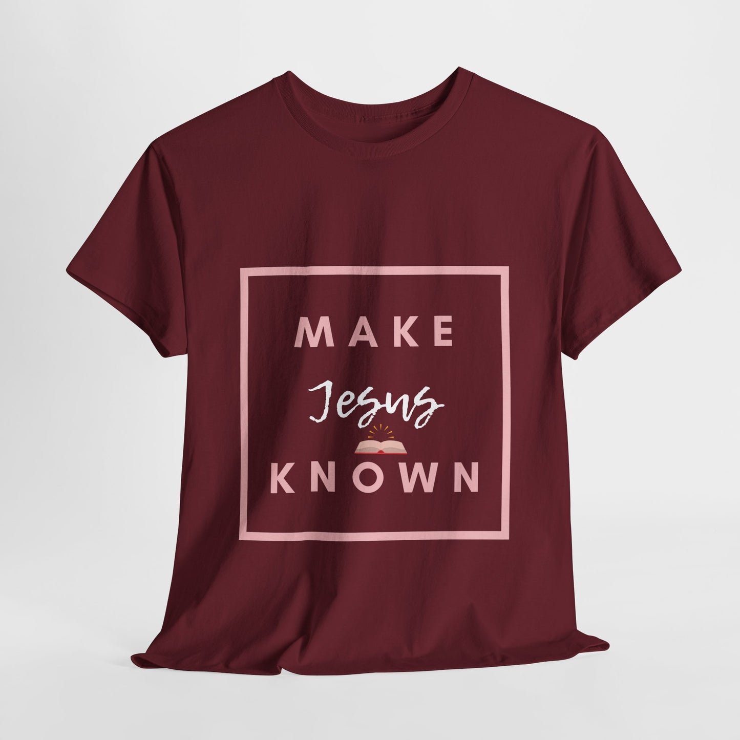 Make Jesus Known Unisex Heavy Cotton Tee - Faith-Inspired Casual T-Shirt