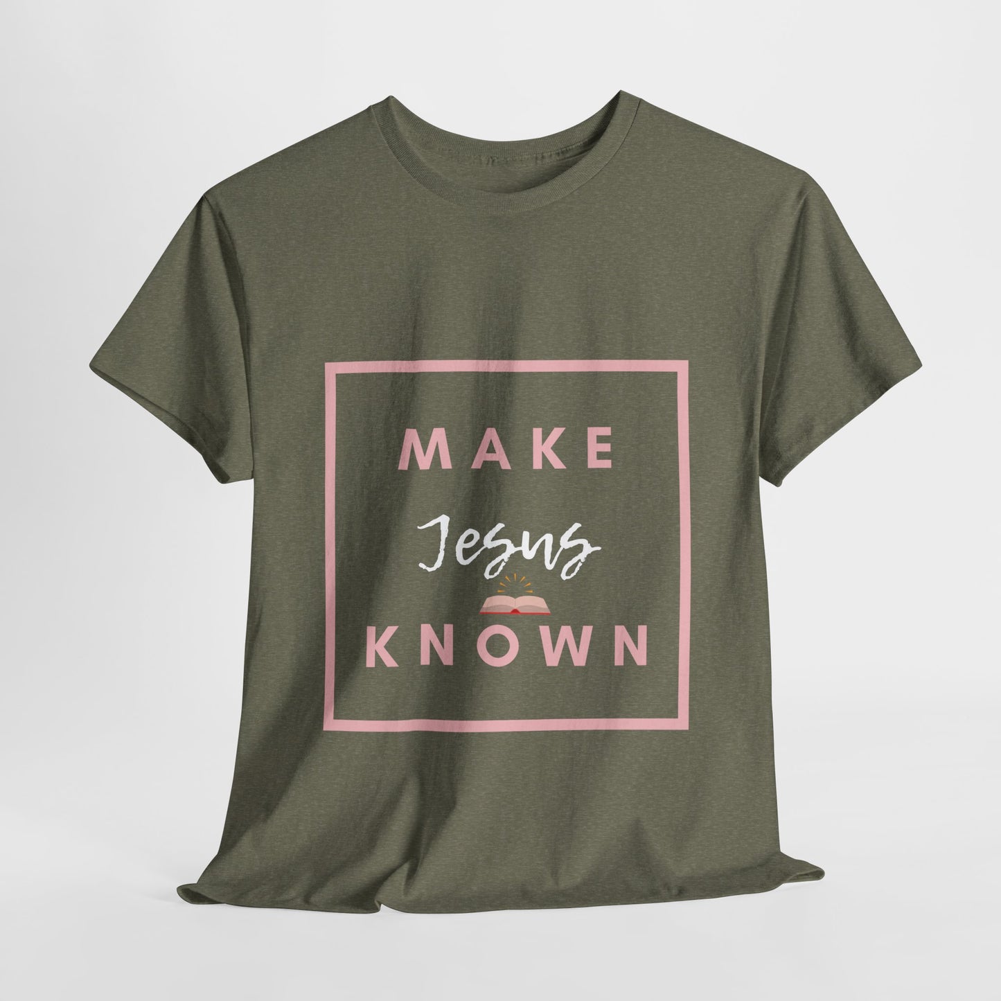 Make Jesus Known Unisex Heavy Cotton Tee - Faith-Inspired Casual T-Shirt