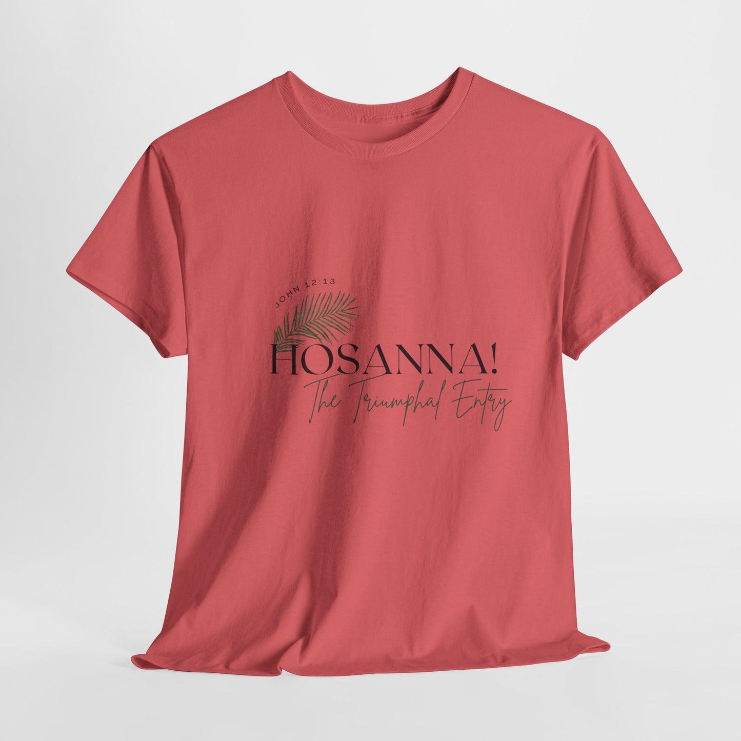 Unisex Heavy Cotton Tee - "HOSANNA! The Triumphal Entry" - Perfect for Easter Celebrations