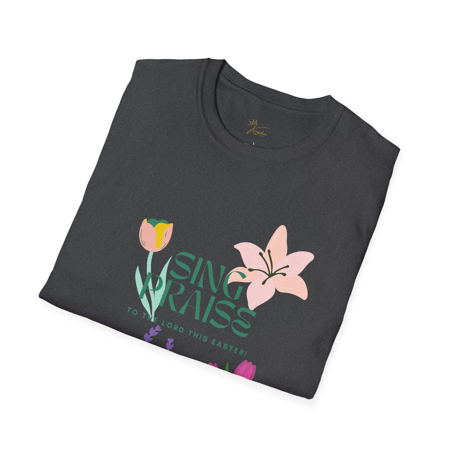 Easter Floral T-Shirt - 'Sing Praises' Design