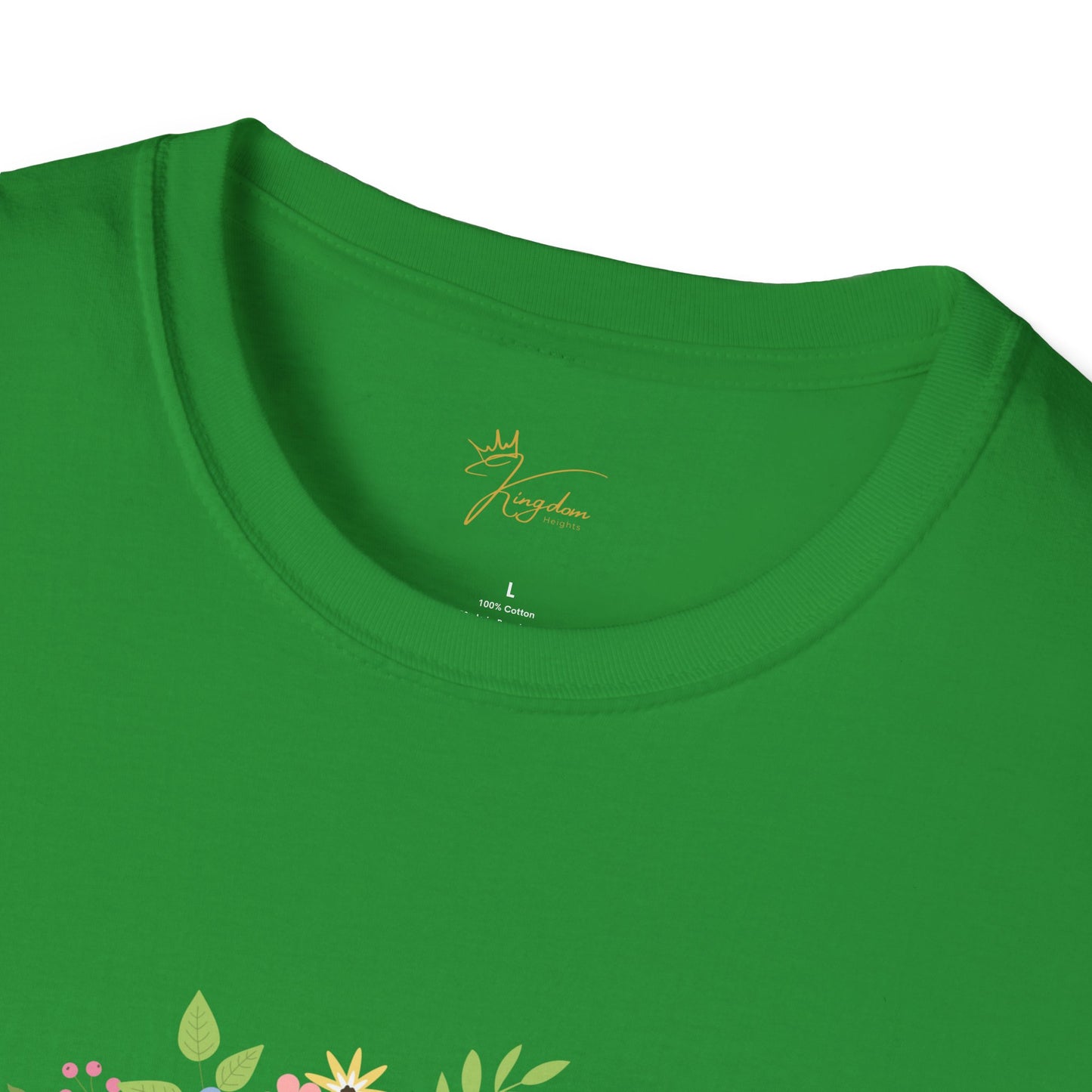 He is Risen Floral Unisex Softstyle T-Shirt | Easter Celebration Tee