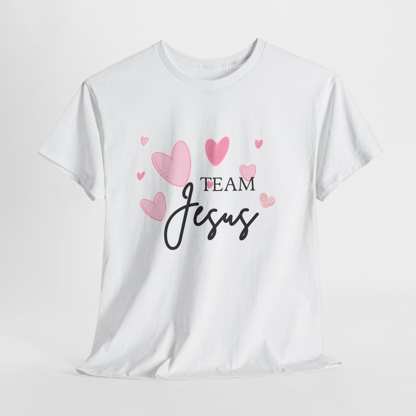 Team Jesus Unisex Heavy Cotton Tee – Perfect for Faith Lovers and Church Events