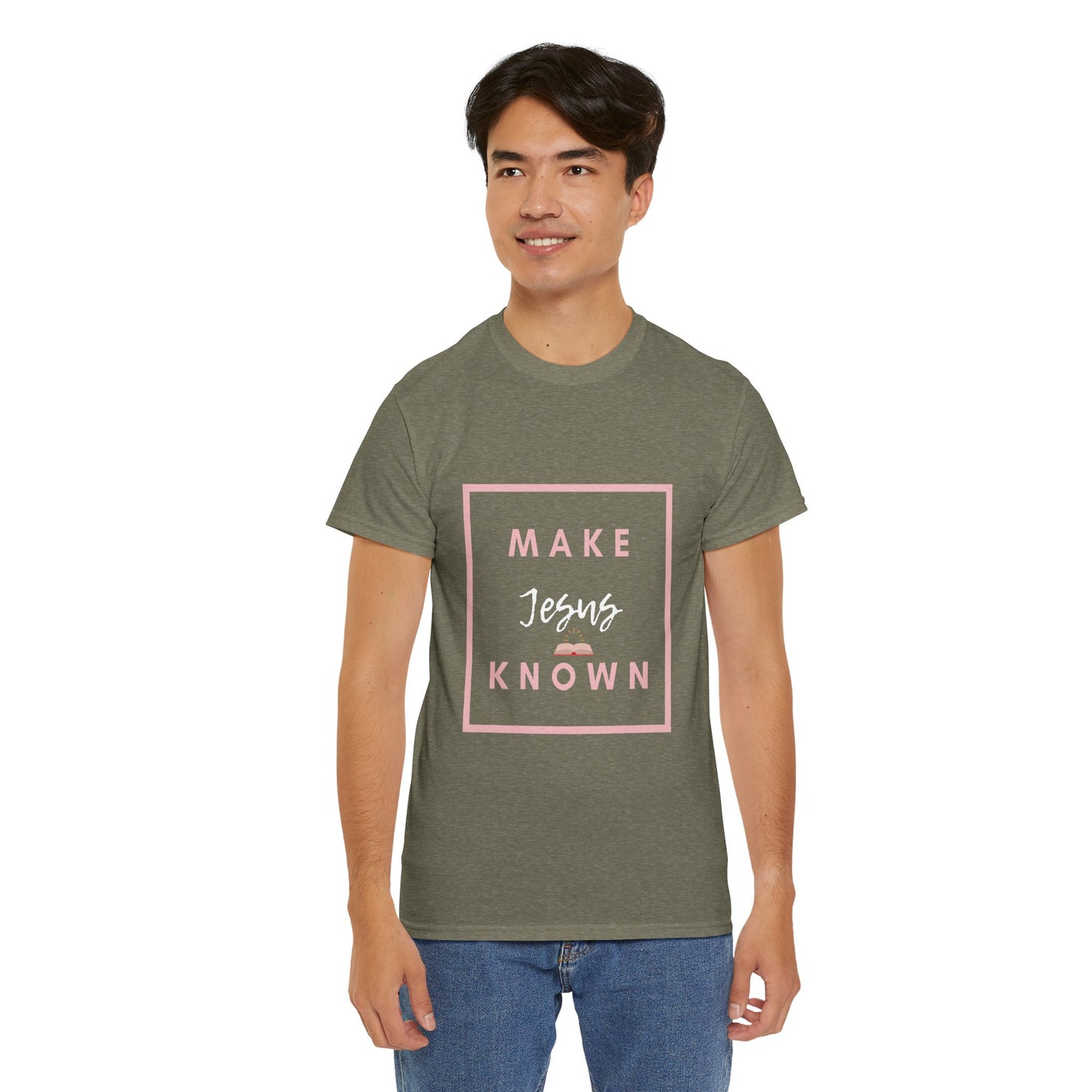 Make Jesus Known Unisex Heavy Cotton Tee - Faith-Inspired Casual T-Shirt