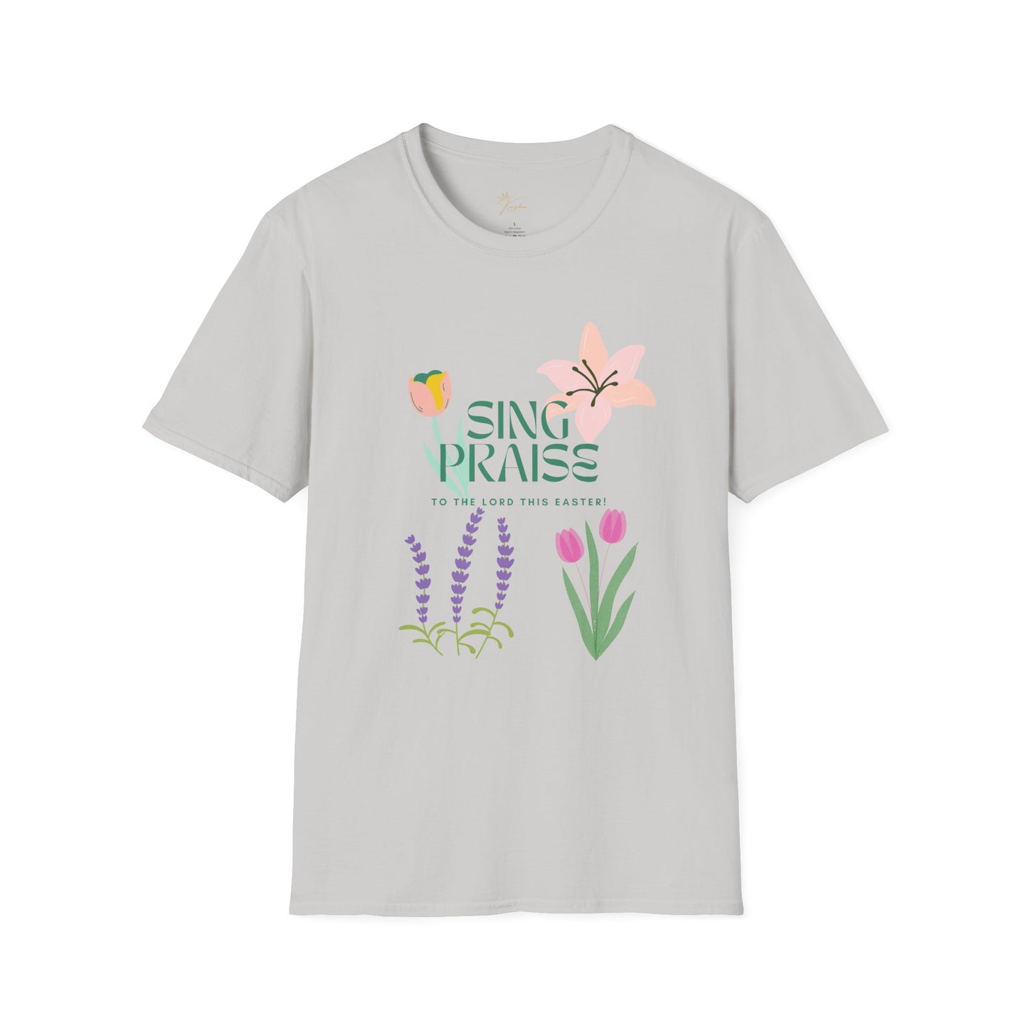 Easter Floral T-Shirt - 'Sing Praises' Design