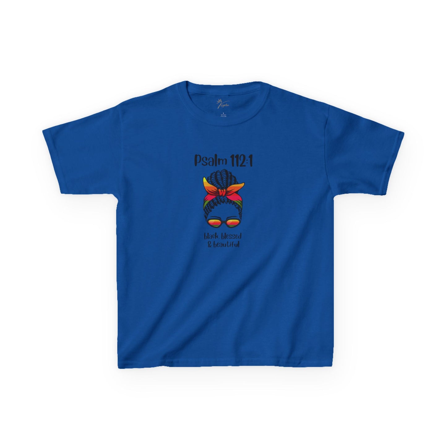 Kids Inspirational Tee - Psalm 112:1 - Blessed & Beautiful