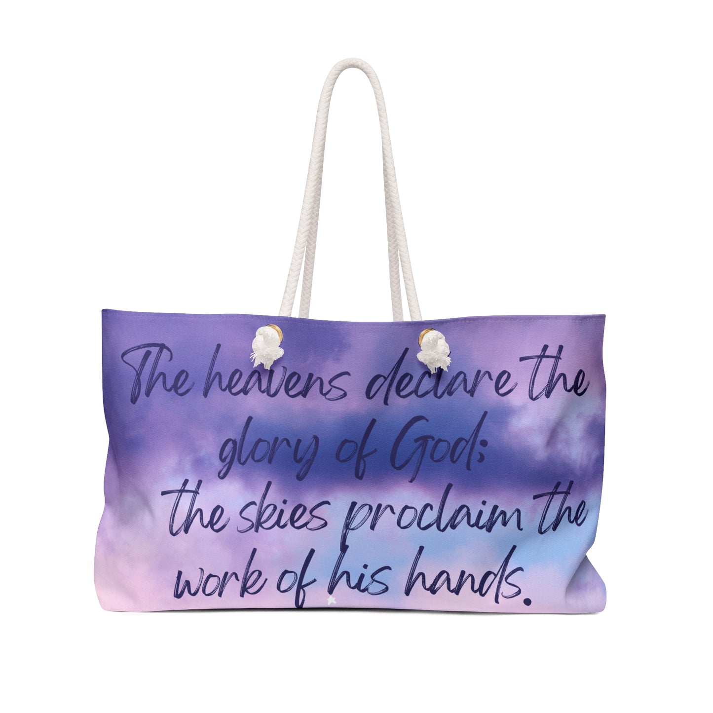 The Heavens Declare Tote Bag