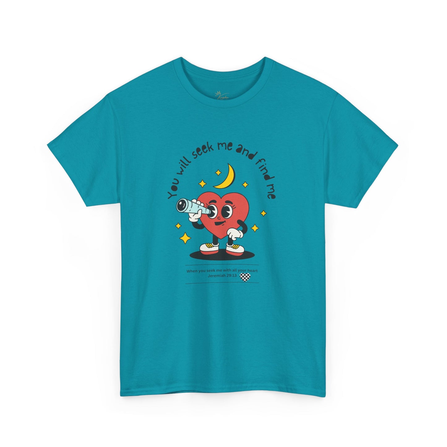 You Will Seek Me Unisex Heavy Cotton Tee - Playful Graphic T-Shirt for All Occasions