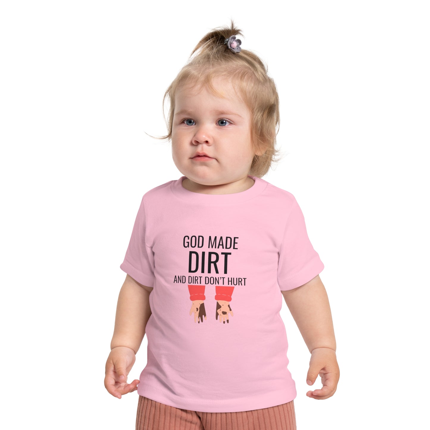 Infant Graphic T-Shirt - God Made Dirt Design for Little Explorers